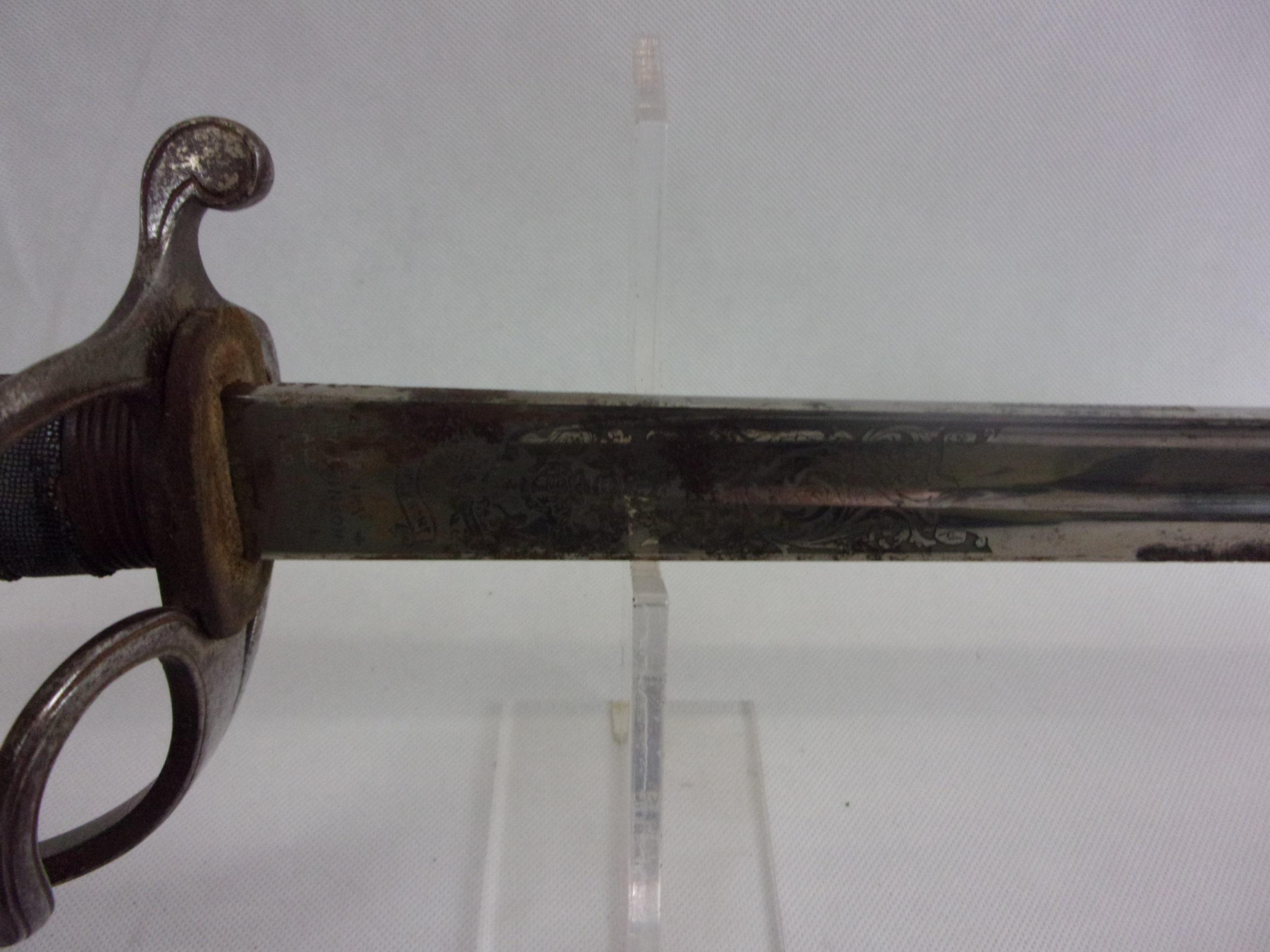 Royal Artillery Wilkinson Swords 1822 Pattern Light Cavalry Sabre, Leather Frog And Leather Field Scabbard - Image 5