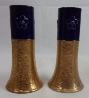 Pair Of Royal Doulton Art Nouveau Vases