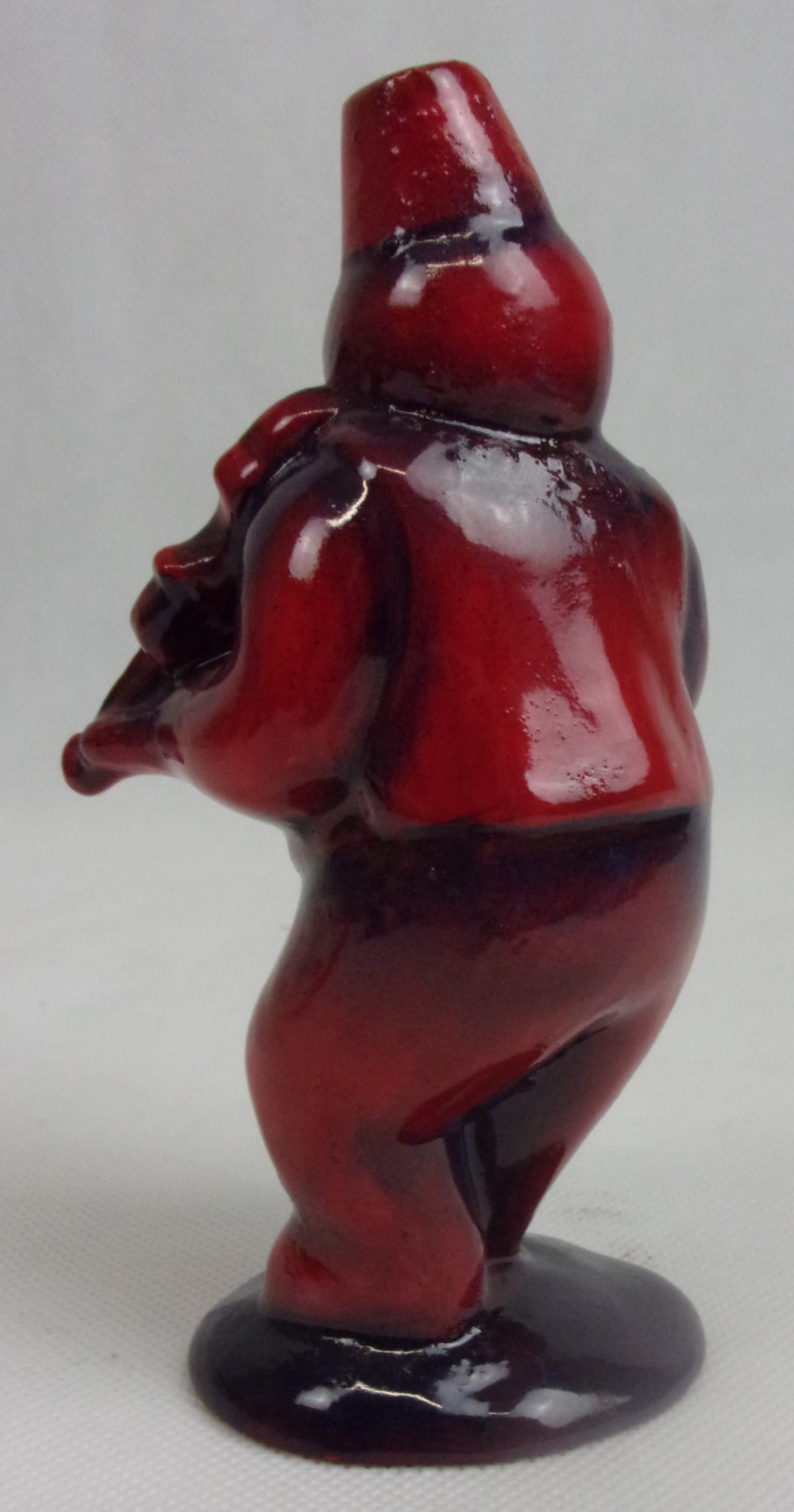 Unissued Royal Doulton Snowman Violinist In Flambe Glaze - Image 2