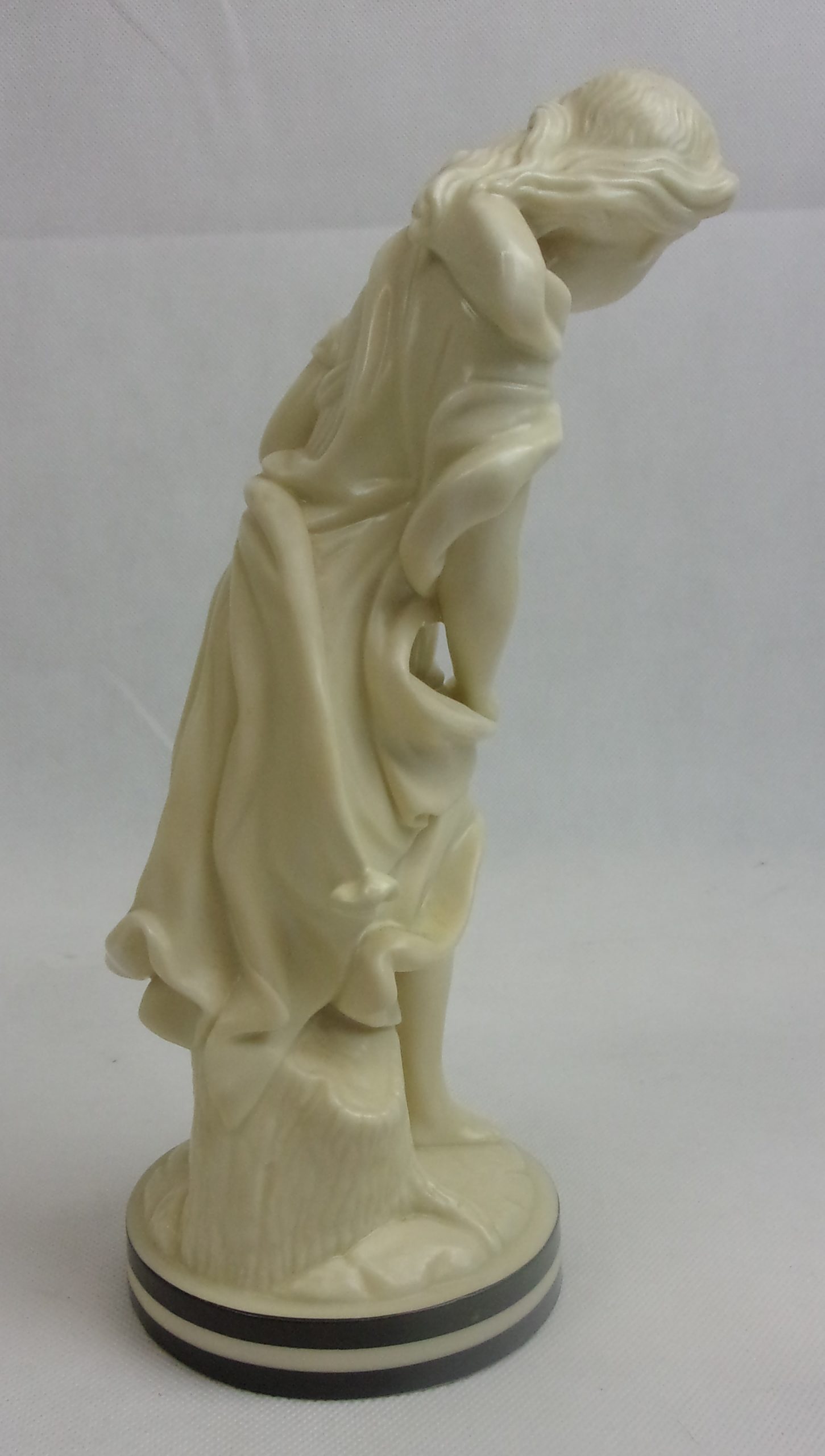 Royal Worcester Fine Pair Of James Hadley Porcelain Classical Figurines 1865 - Image 2