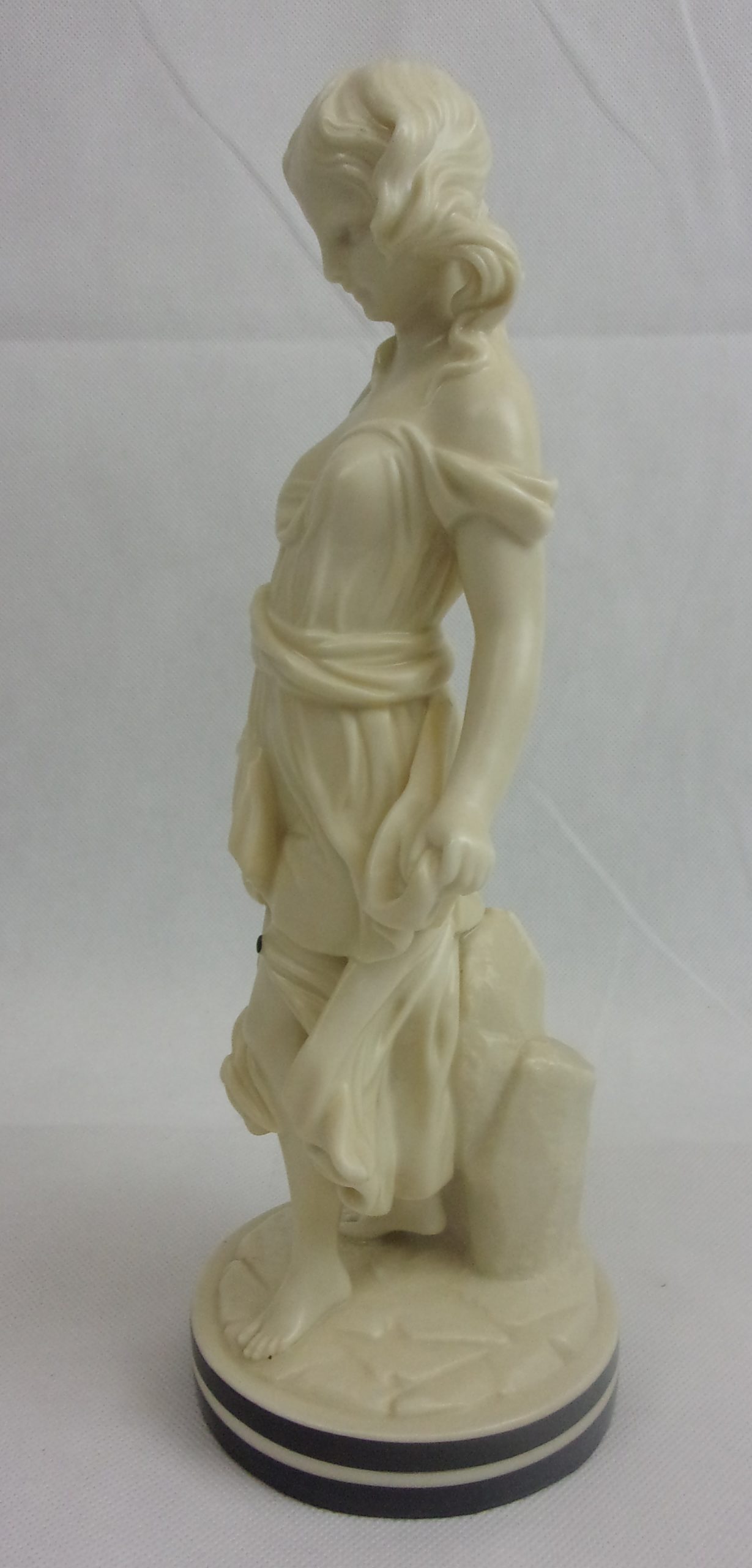 Royal Worcester Fine Pair Of James Hadley Porcelain Classical Figurines 1865 - Image 9