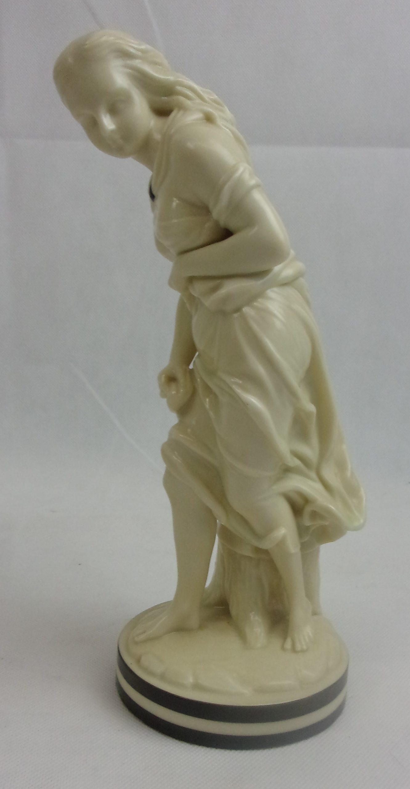 Royal Worcester Fine Pair Of James Hadley Porcelain Classical Figurines 1865 - Image 4