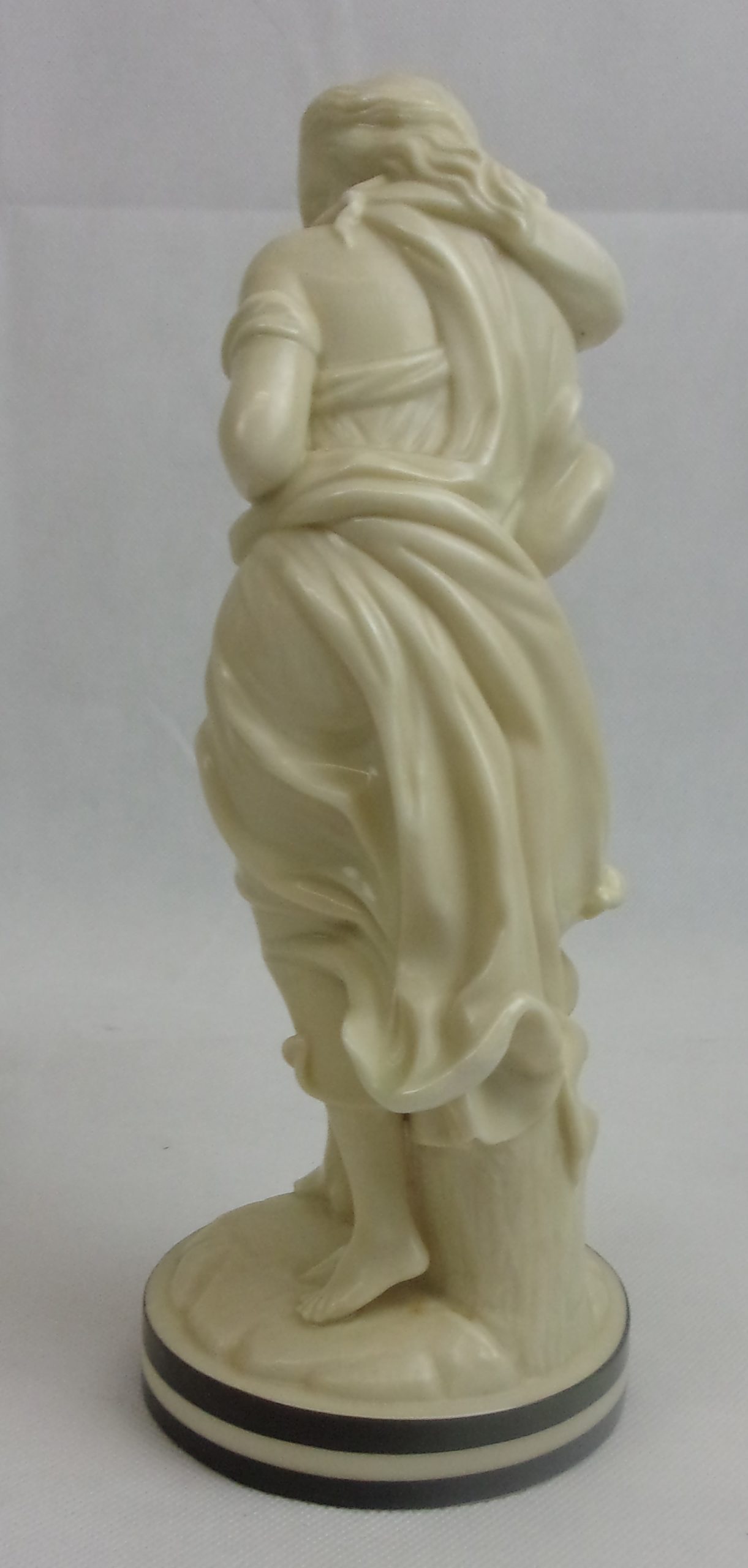 Royal Worcester Fine Pair Of James Hadley Porcelain Classical Figurines 1865 - Image 3