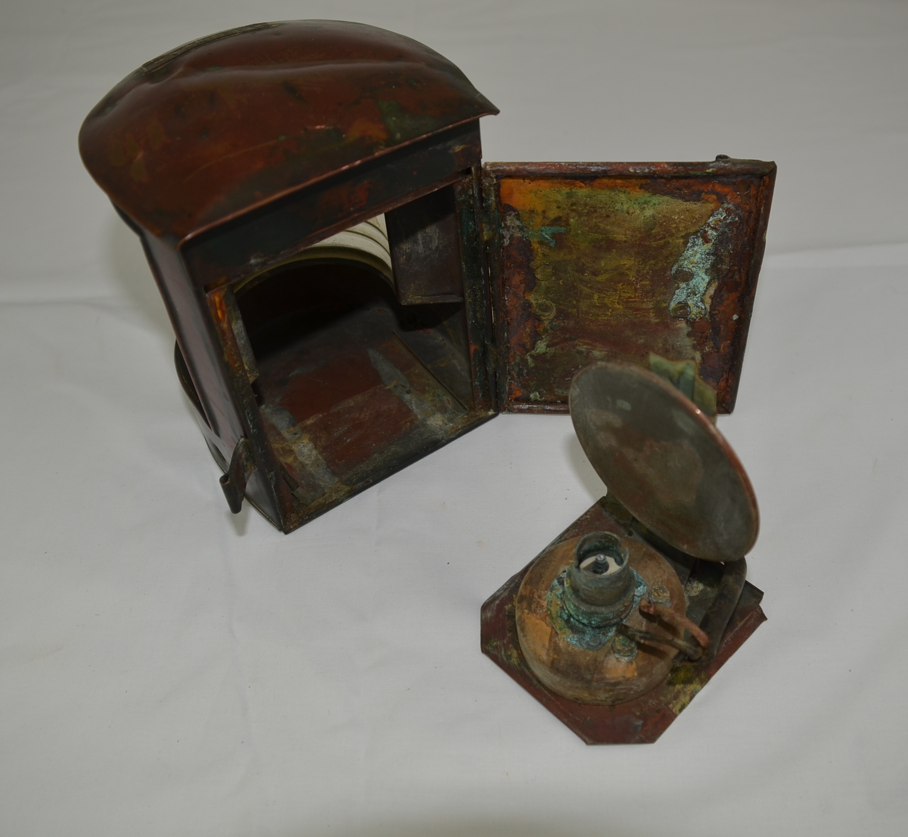 Small Copper Ships Masthead Light19th Century - Image 7