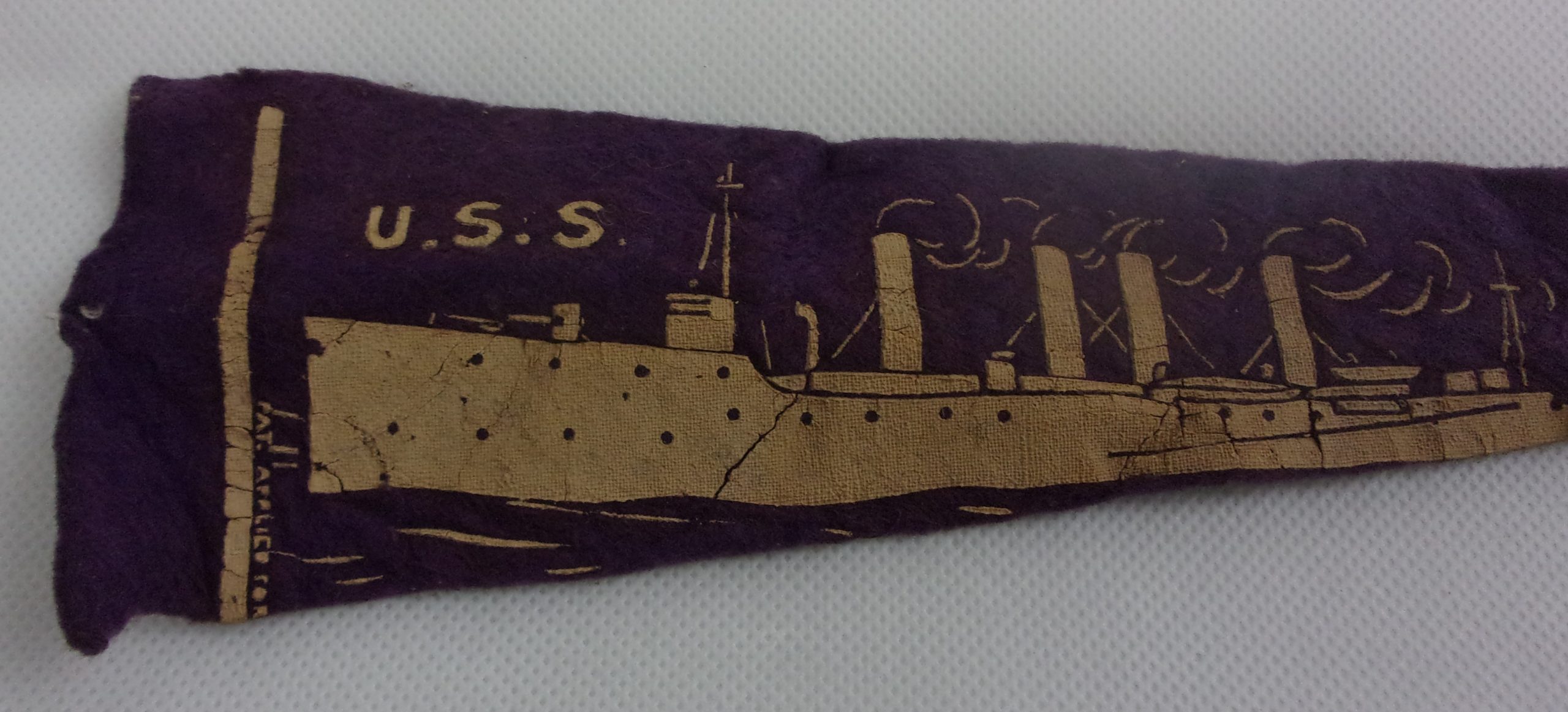 USS Lamson (DD–18) 1910 Smith Class Destroyer Pennant - Image 2