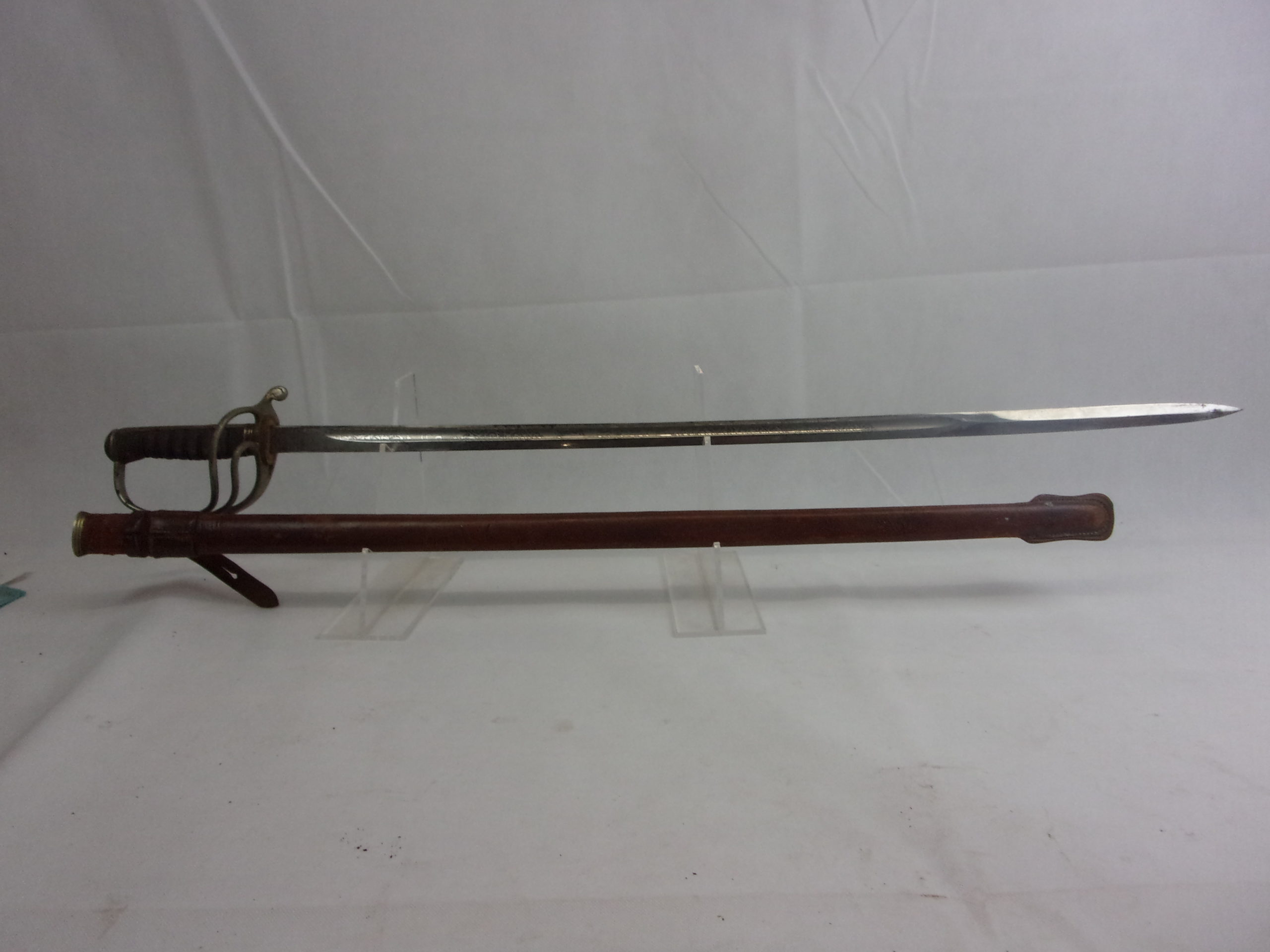Wilkinson Swords 1822 Pattern Light Cavalry Sabre And Leather Field Scabbard