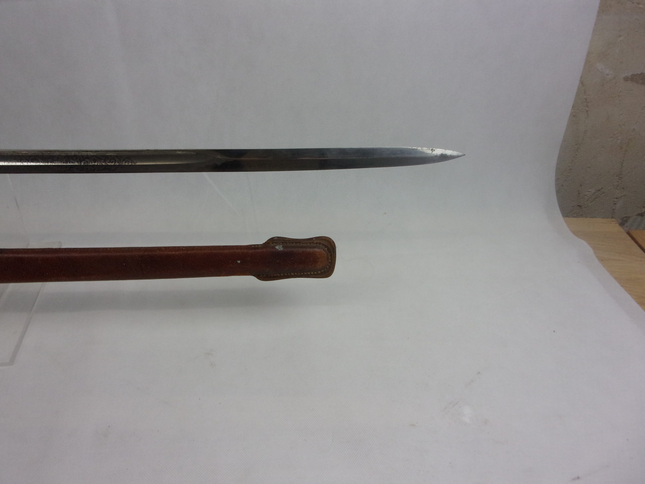 Wilkinson Swords 1822 Pattern Light Cavalry Sabre And Leather Field Scabbard - Image 8