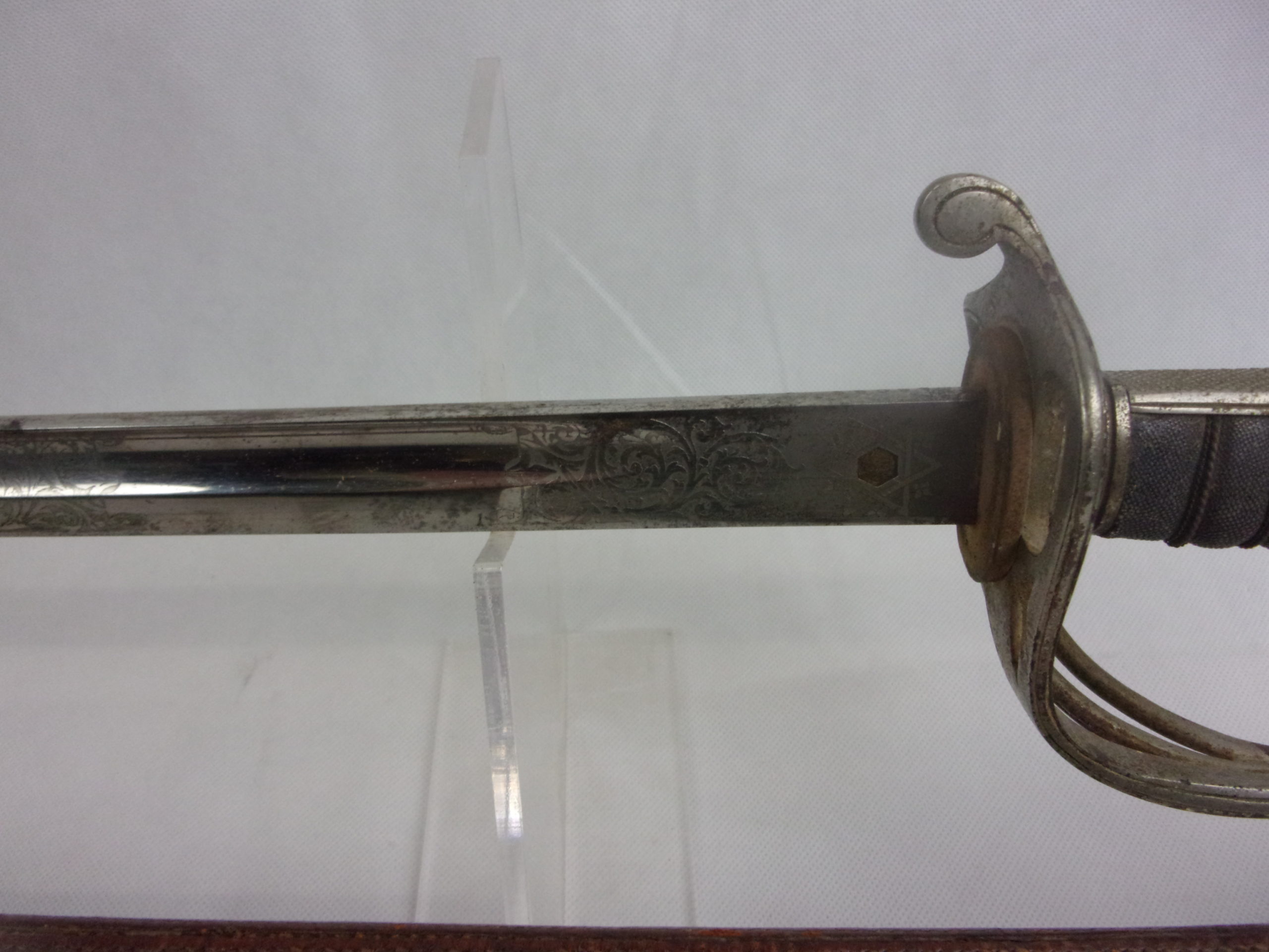 Wilkinson Swords 1822 Pattern Light Cavalry Sabre And Leather Field Scabbard - Image 4