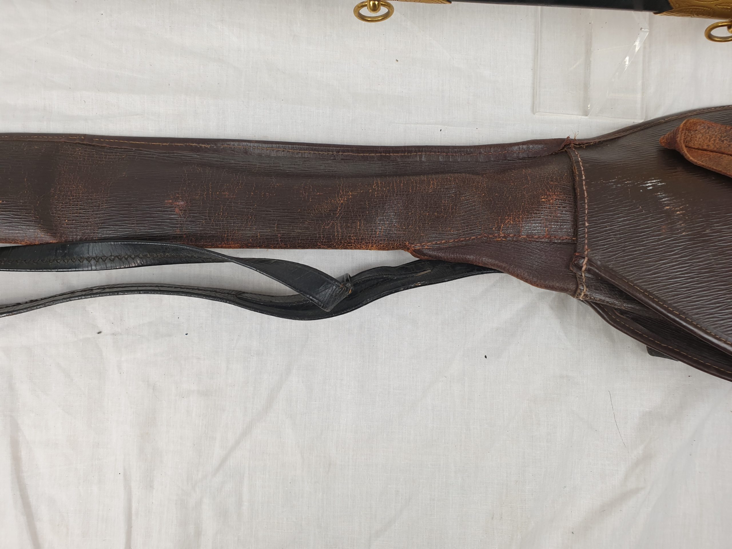 1827 Pattern George VI Royal Navy Midshipman's Sword With Inner And Outer Bags, Belt And Knot - Image 6