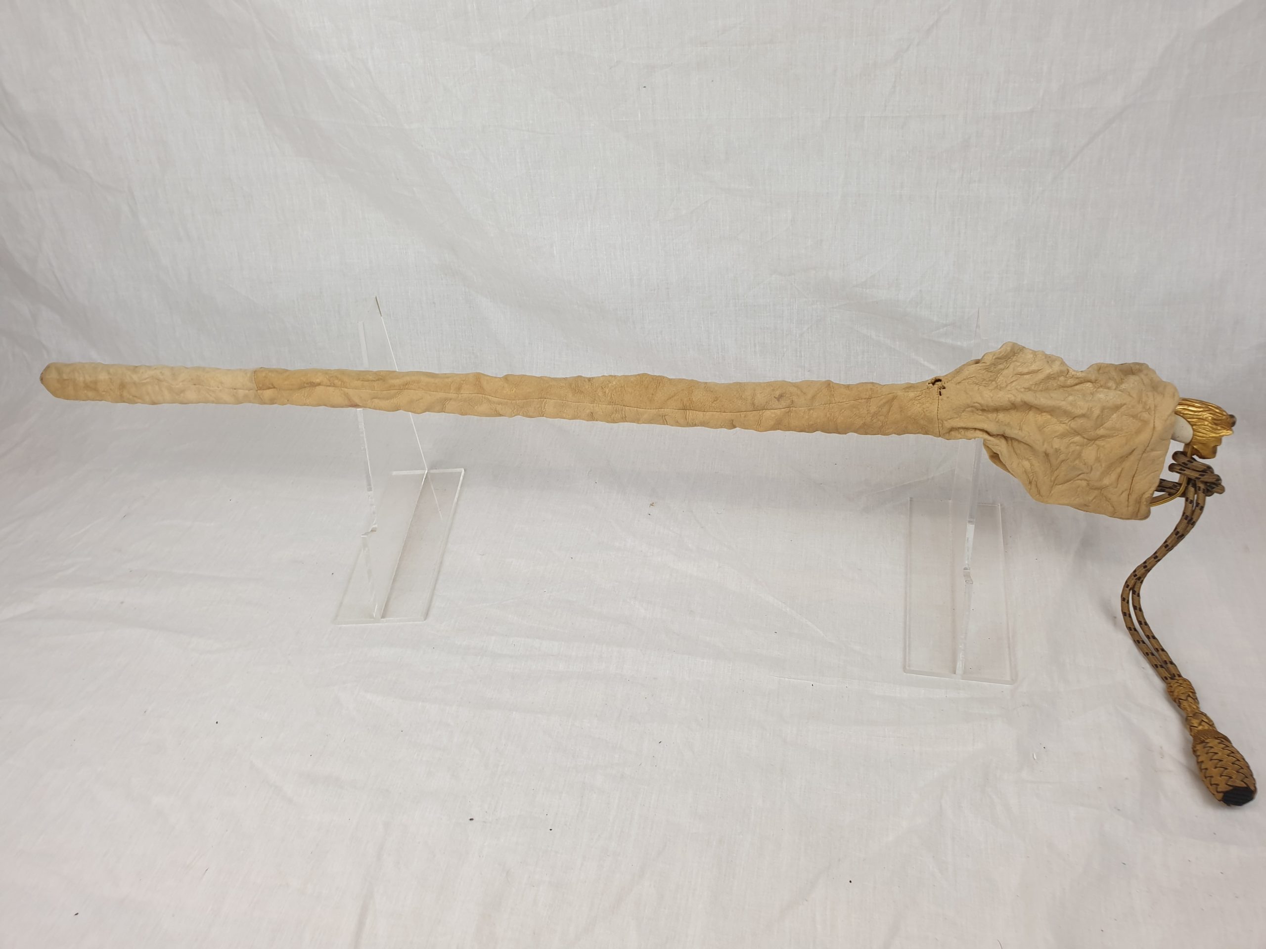 1827 Pattern George VI Royal Navy Midshipman's Sword With Inner And Outer Bags, Belt And Knot - Image 2
