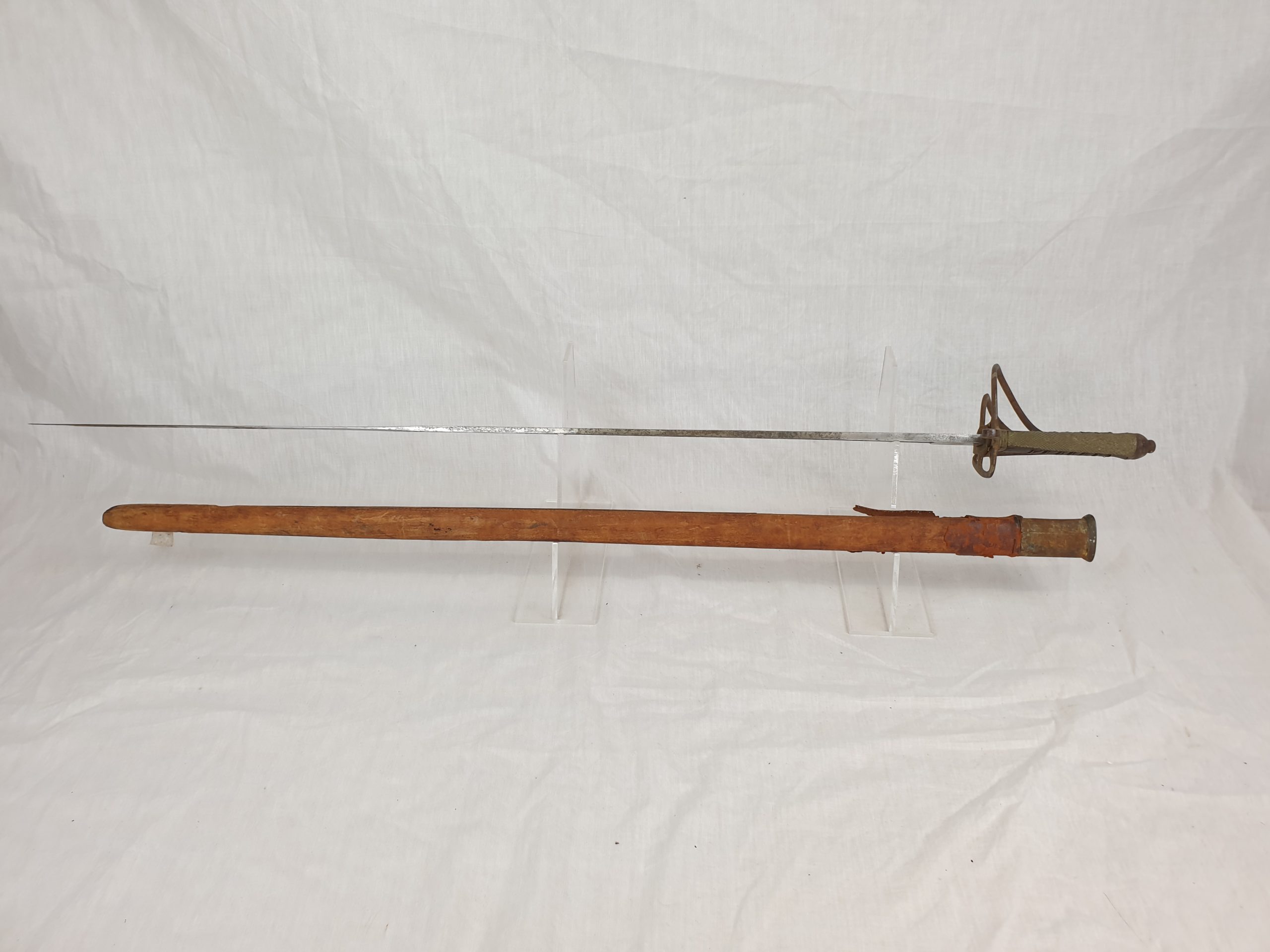 Circa 1910 British 1821 Pattern Royal Artillery Officers Sword And Scabbard By J R Gaunt & Son - Image 4
