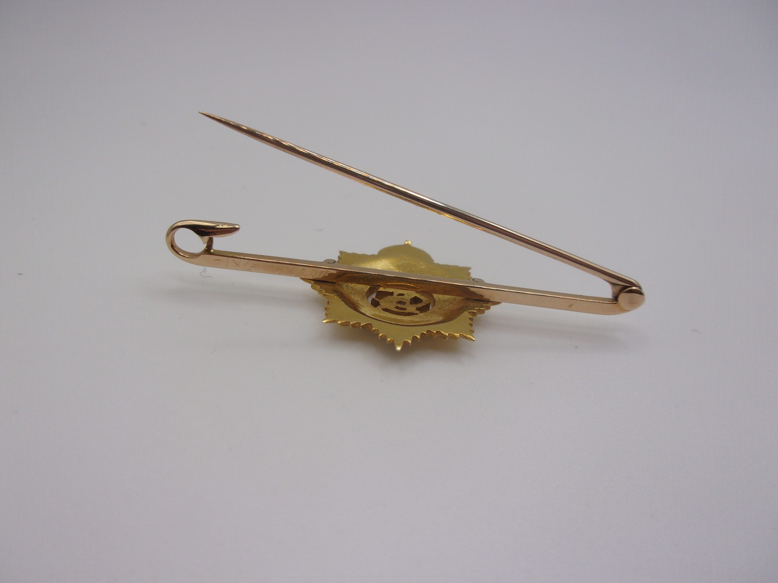 Army Service Corps Sweetheart Brooch With 15ct Pin Bar Backing - Image 5