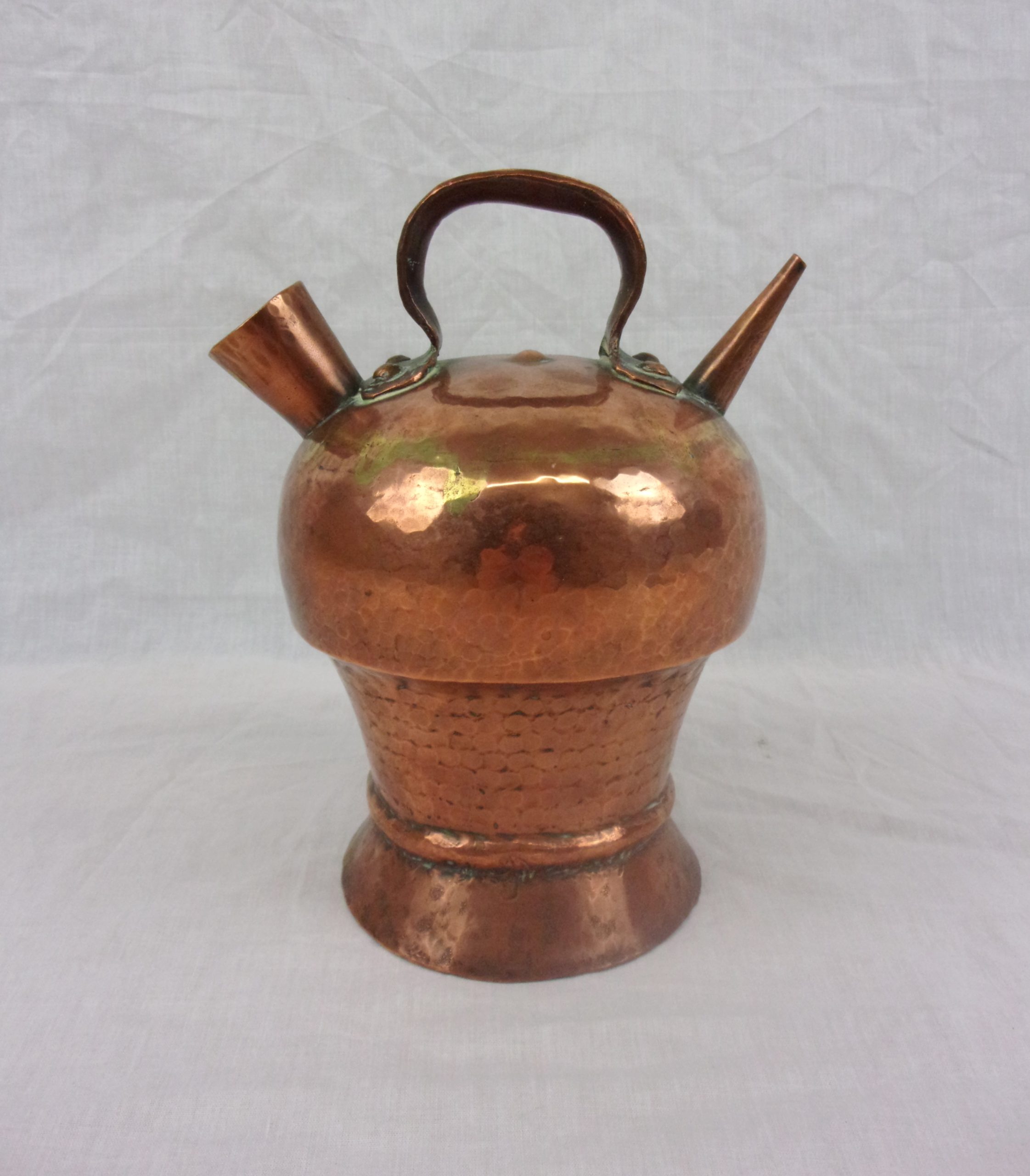 Arts And Crafts Hand Beaten Copper Kettle