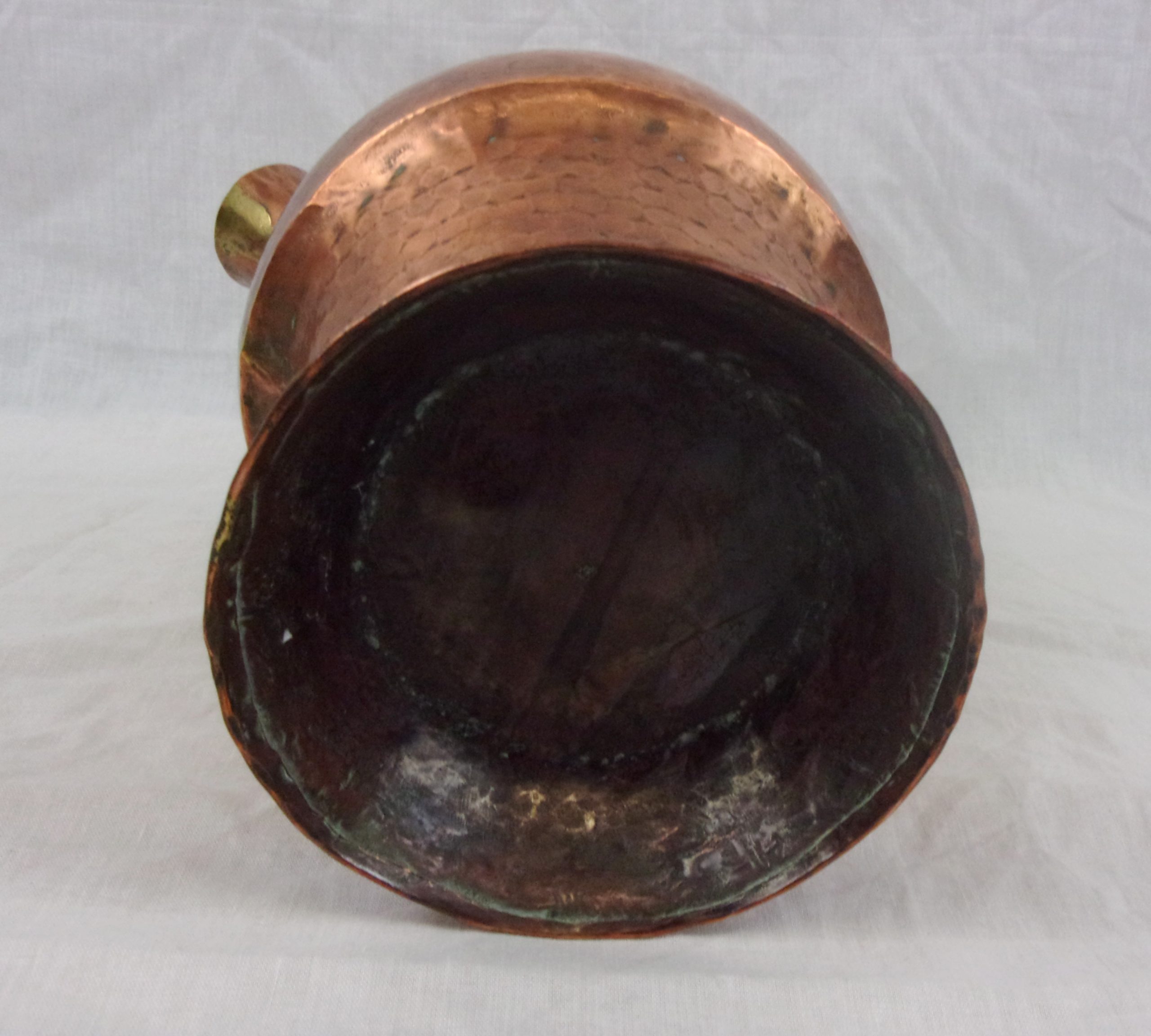 Arts And Crafts Hand Beaten Copper Kettle - Image 6