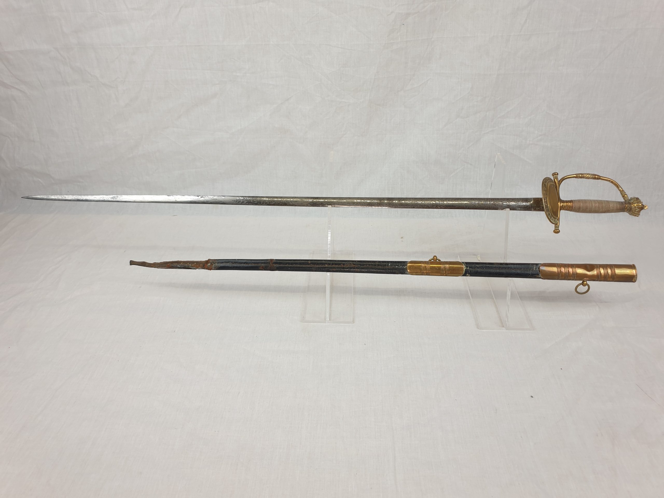 British Infantry 1776 Pattern Officers Sword By G. Brown & Son