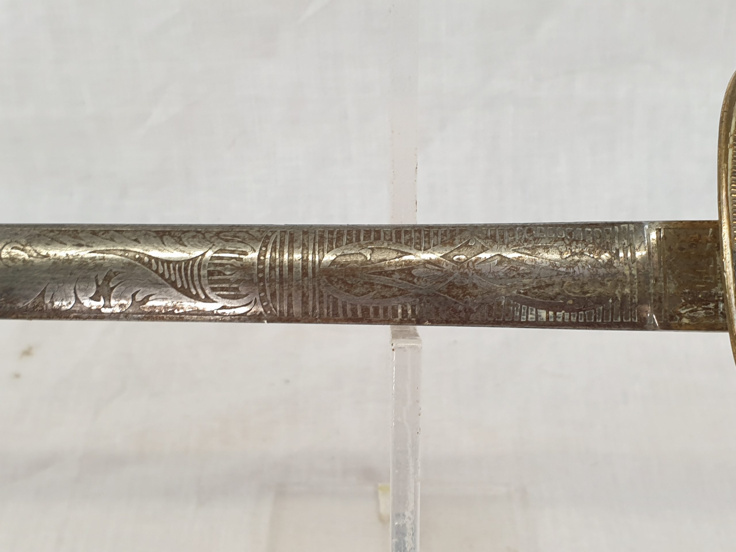 British Infantry 1776 Pattern Officers Sword By G. Brown & Son - Image 15