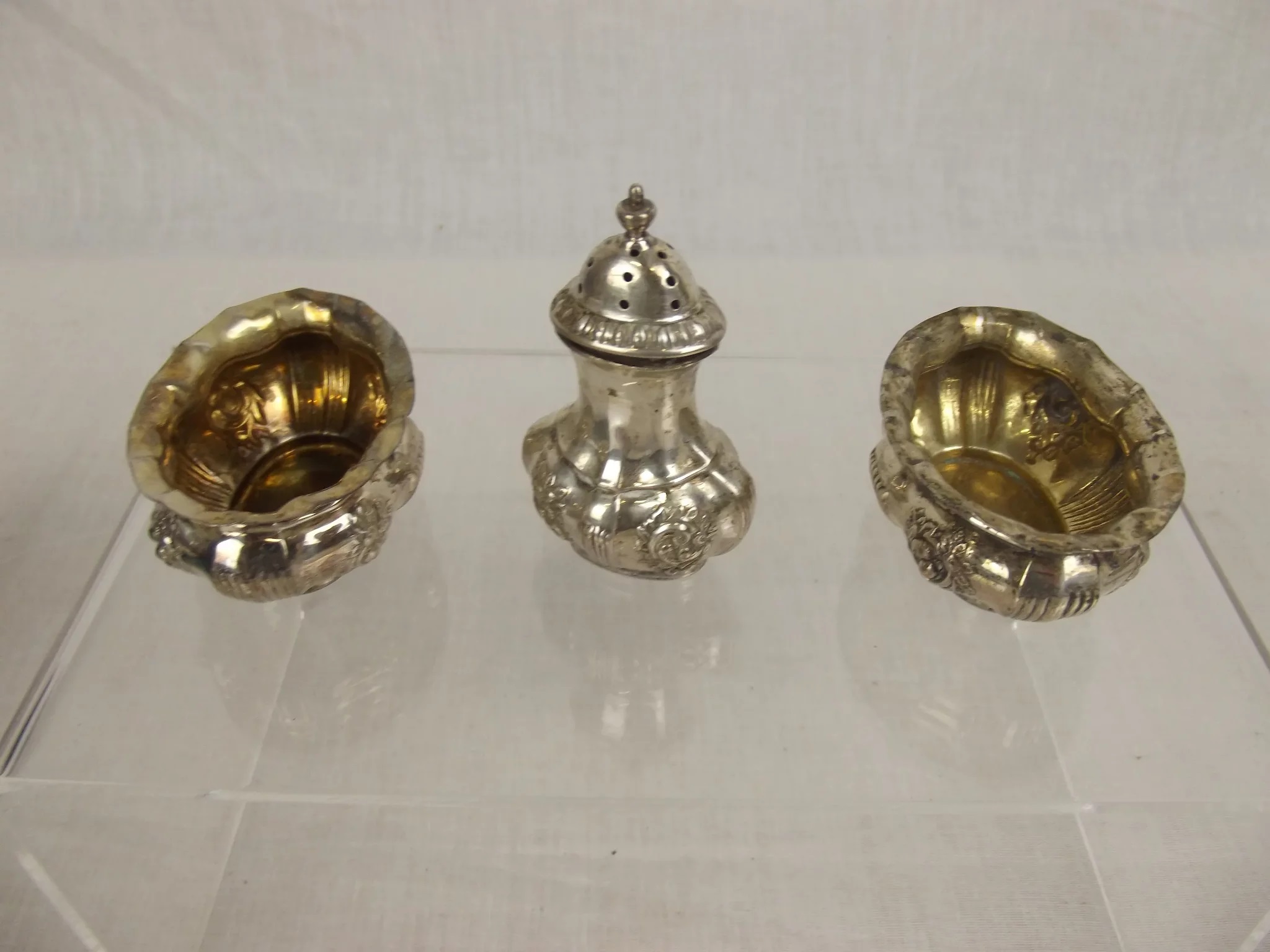 Cased Silver Cruet Set Birmingham 1899 - Image 6