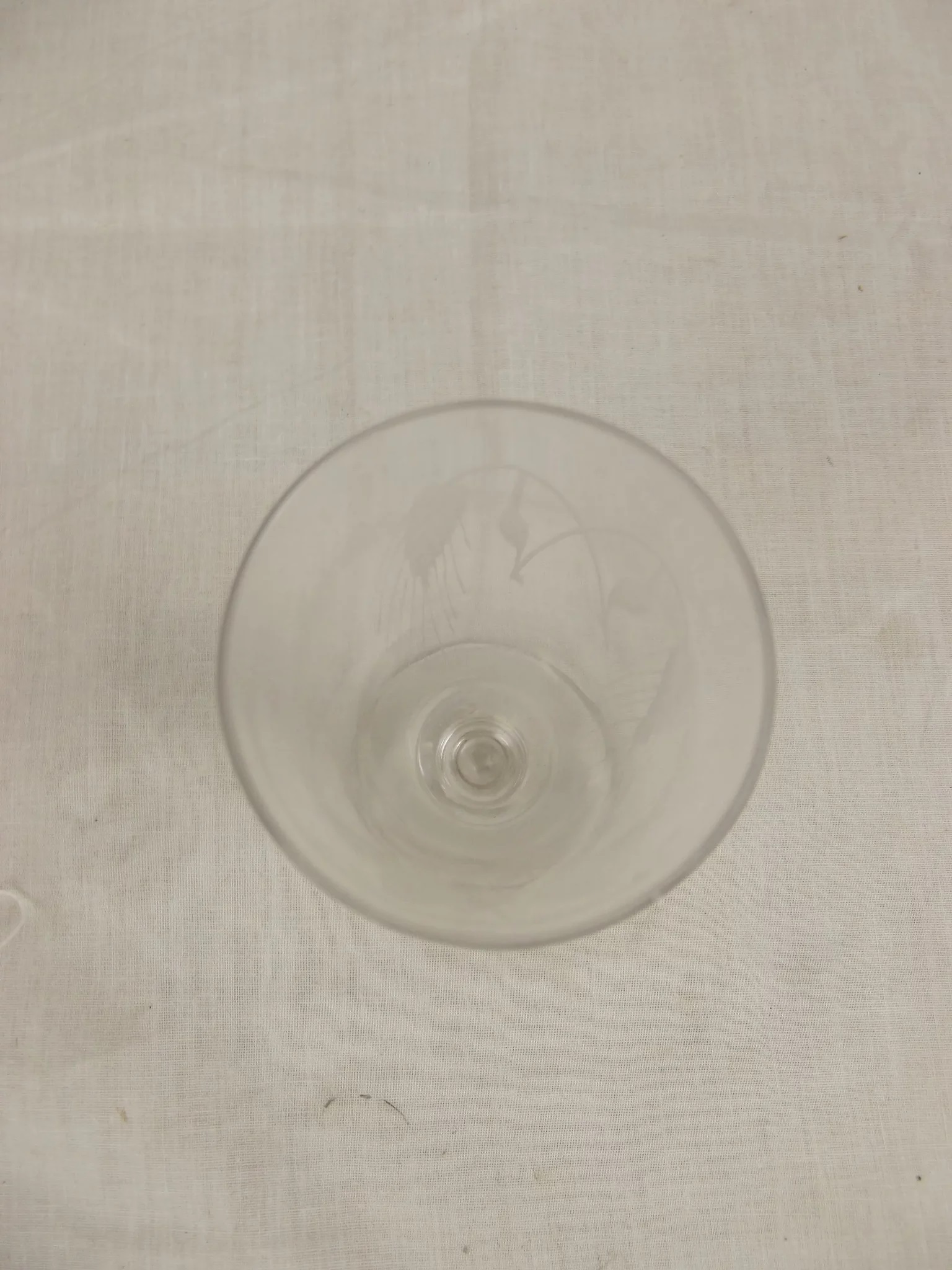 Georgian c1780 Wrythen Ale Glass - Image 5