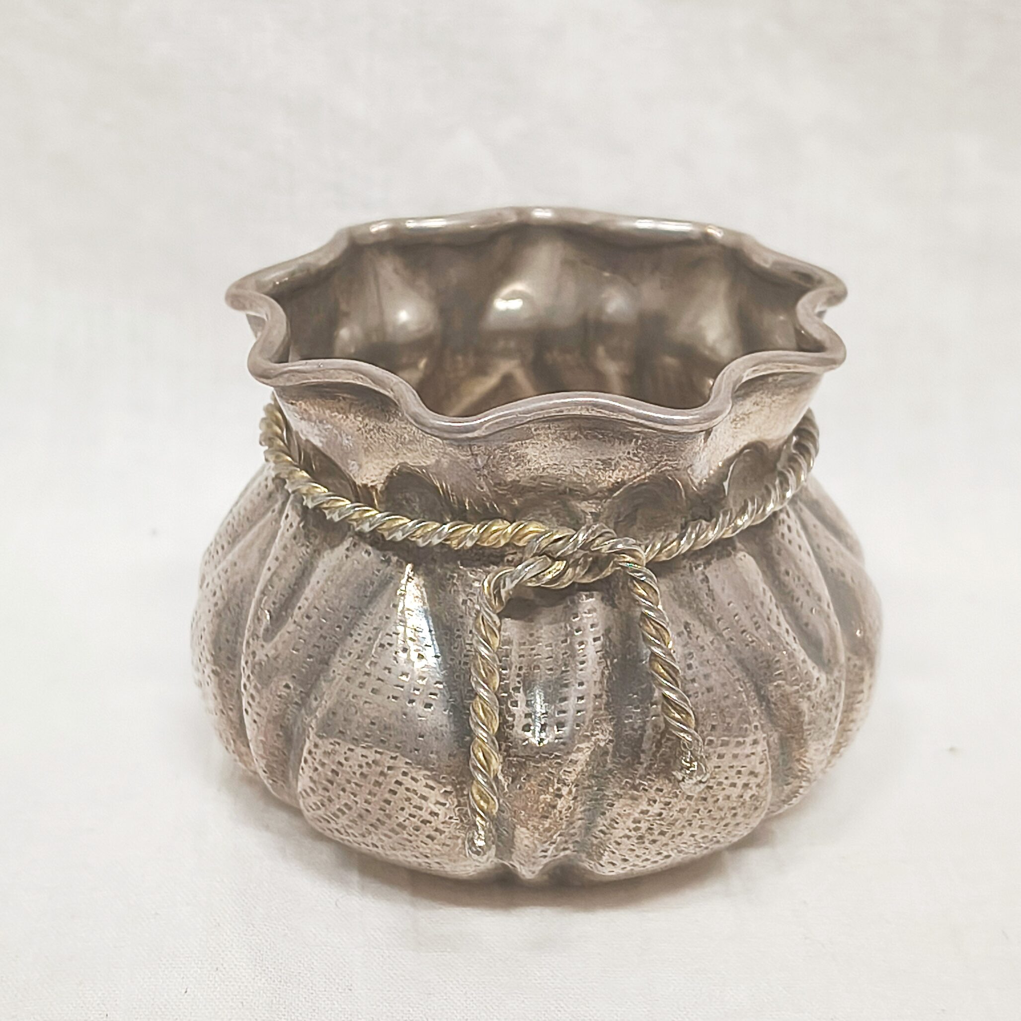 Silver Basket Purse '900' marked - Image 2