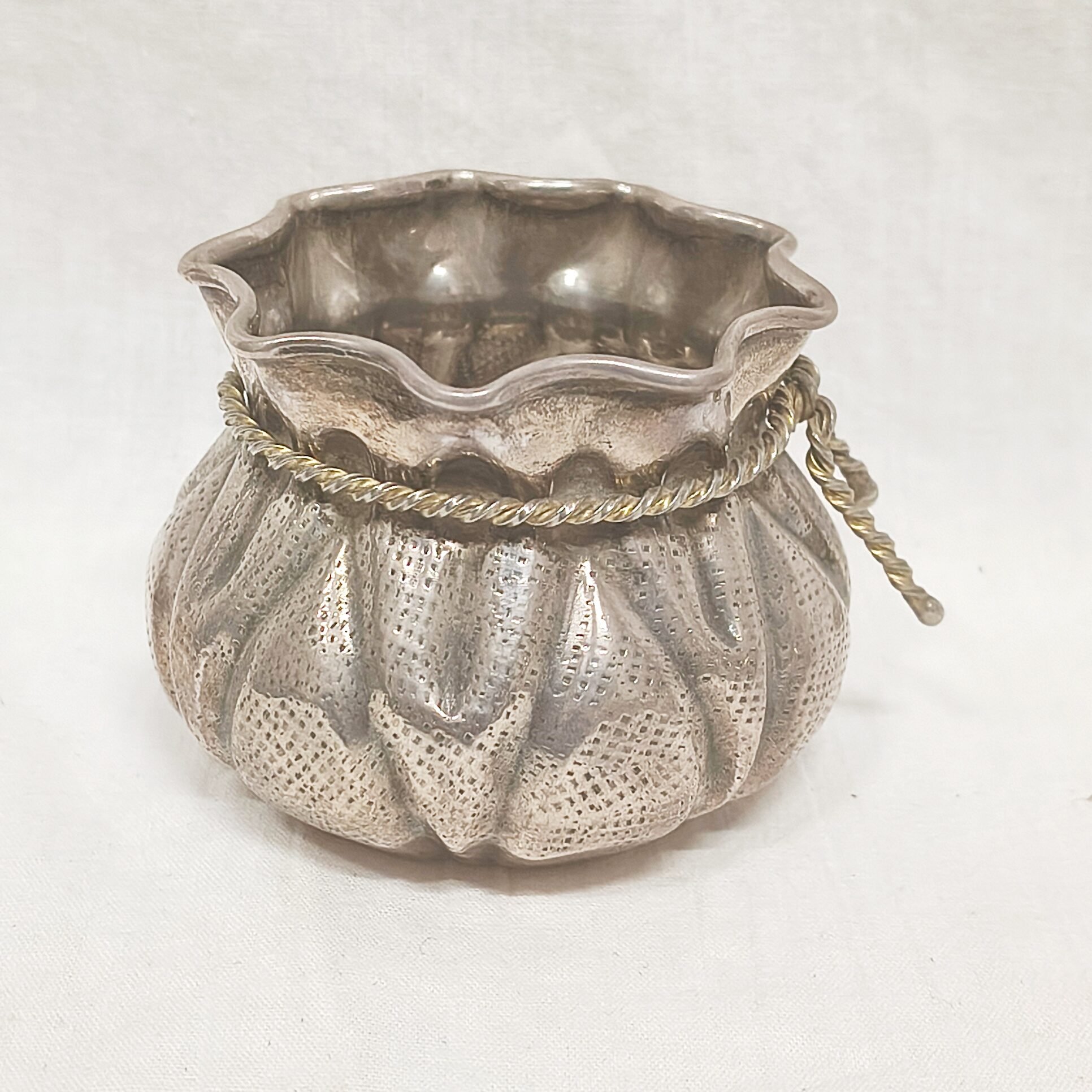 Silver Basket Purse '900' marked - Image 5
