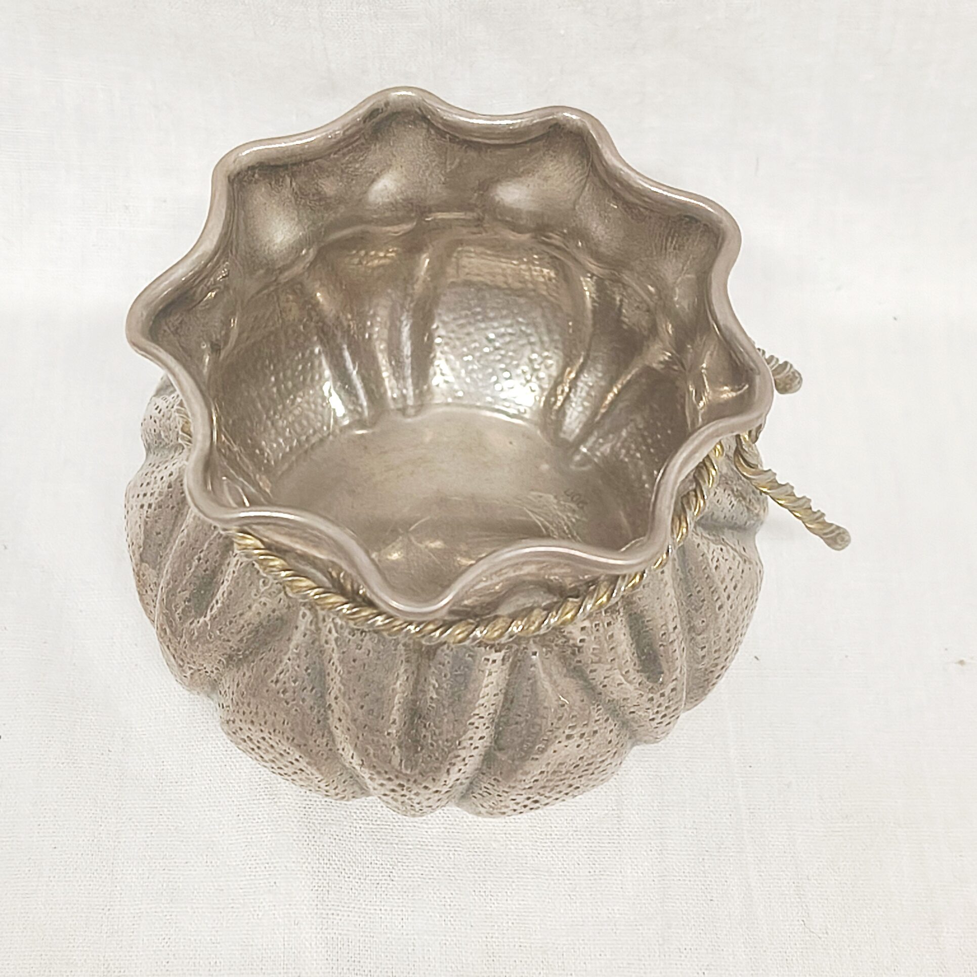 Silver Basket Purse '900' marked - Image 6