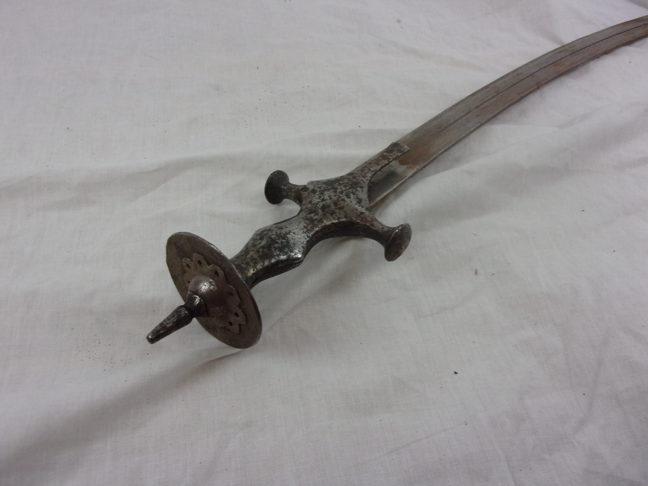 Indian 19th Century Tulwar Sword And Scabbard - Image 5
