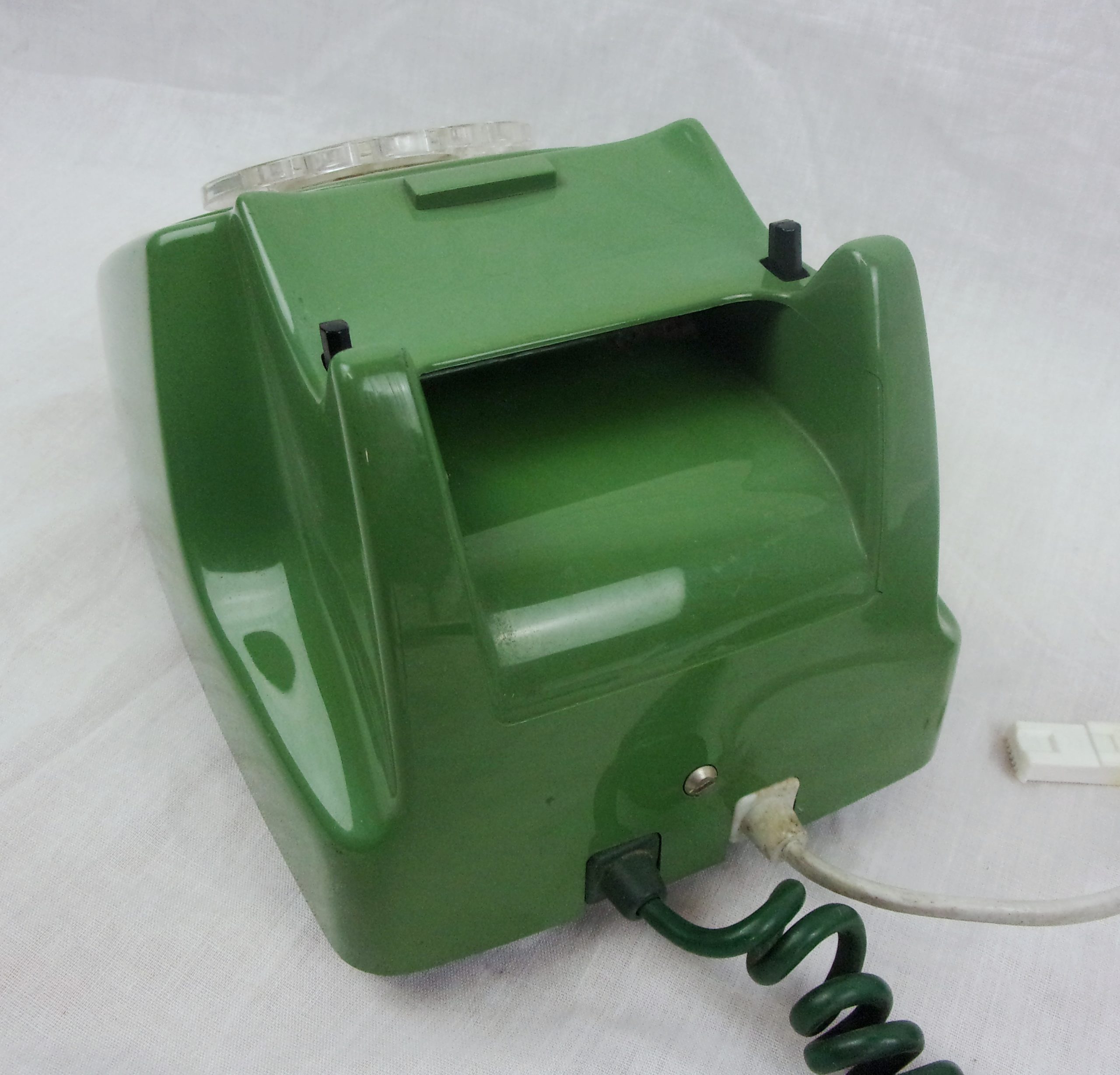 c1970 Two Tone Green Plastic GPO 746 TMA 69/1 Rotary Telephone - Image 5