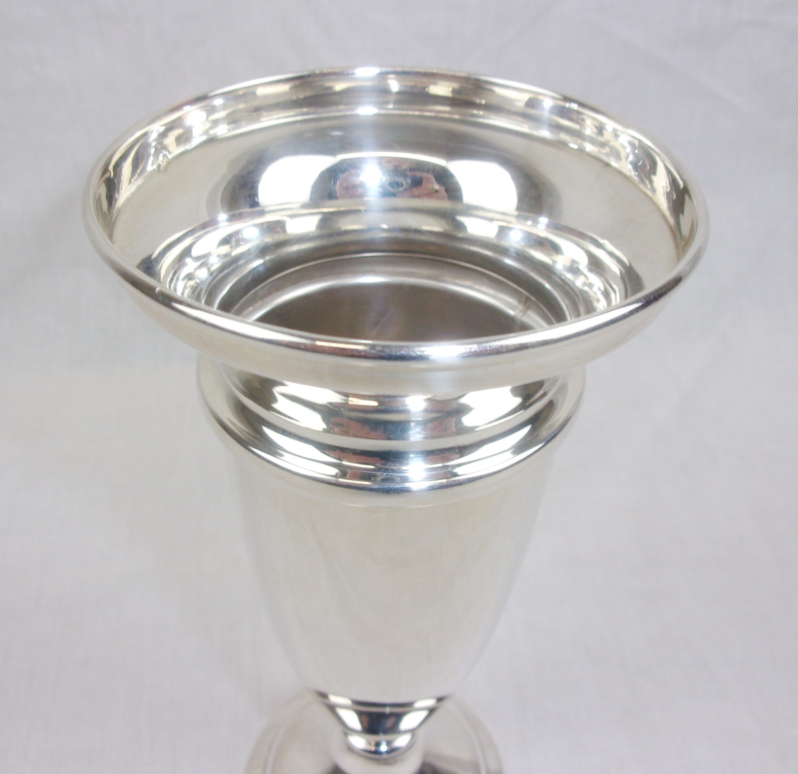 Sterling Silver Trumpet Vase – Birmingham 1973 - Image 3