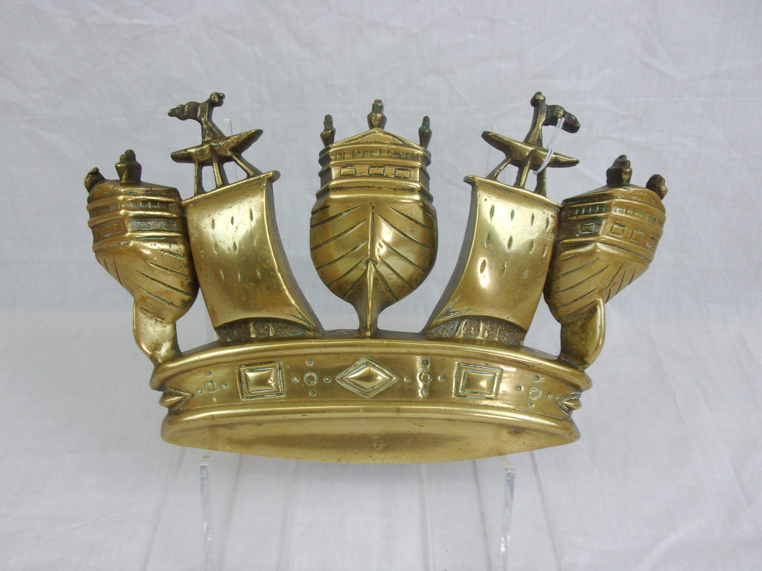 HMS Trafalgar 1890 Battleship Bronze Main Battery Tompion - Image 2
