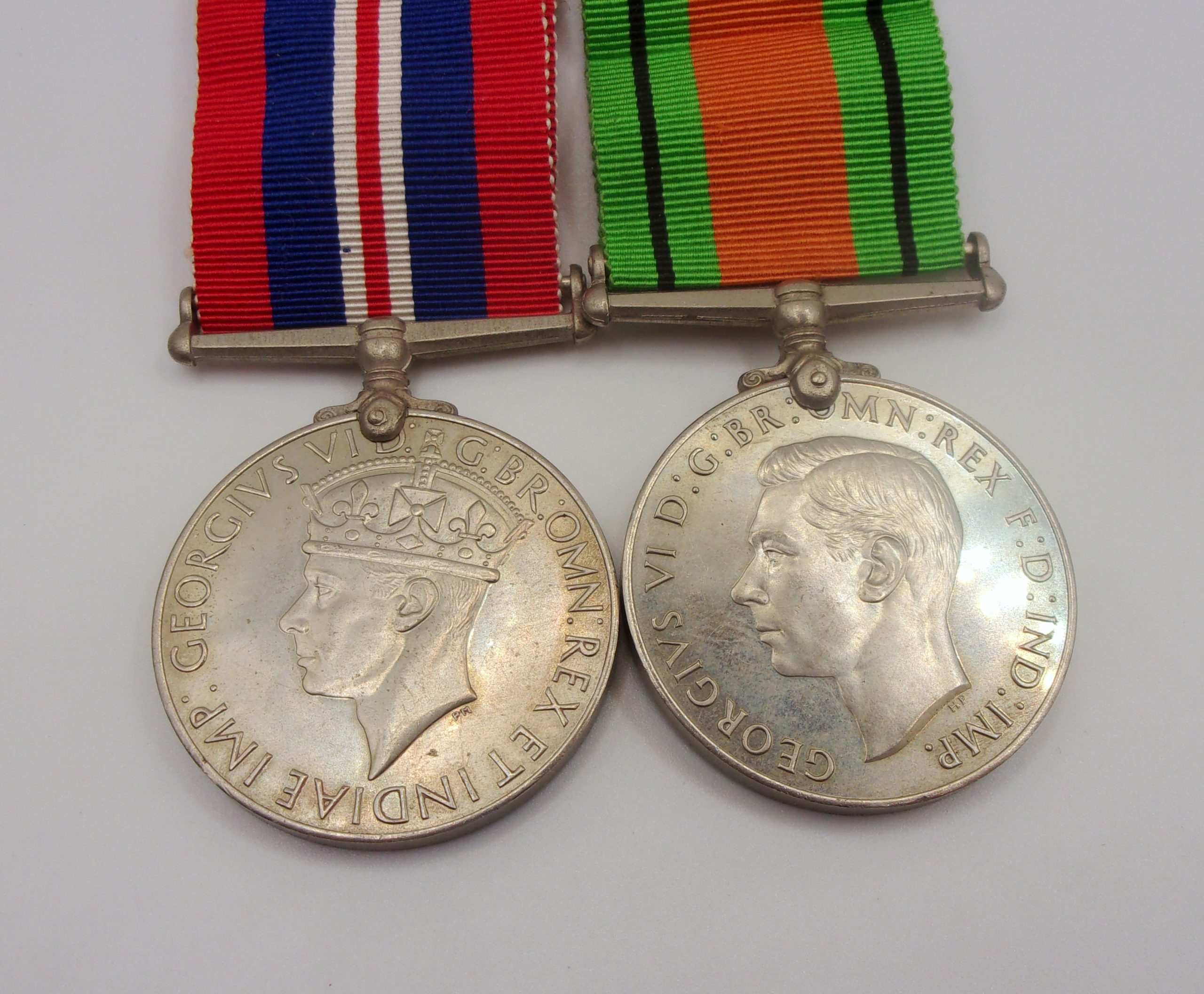 WW2 Medal Pair With Dispatch Box - Image 3