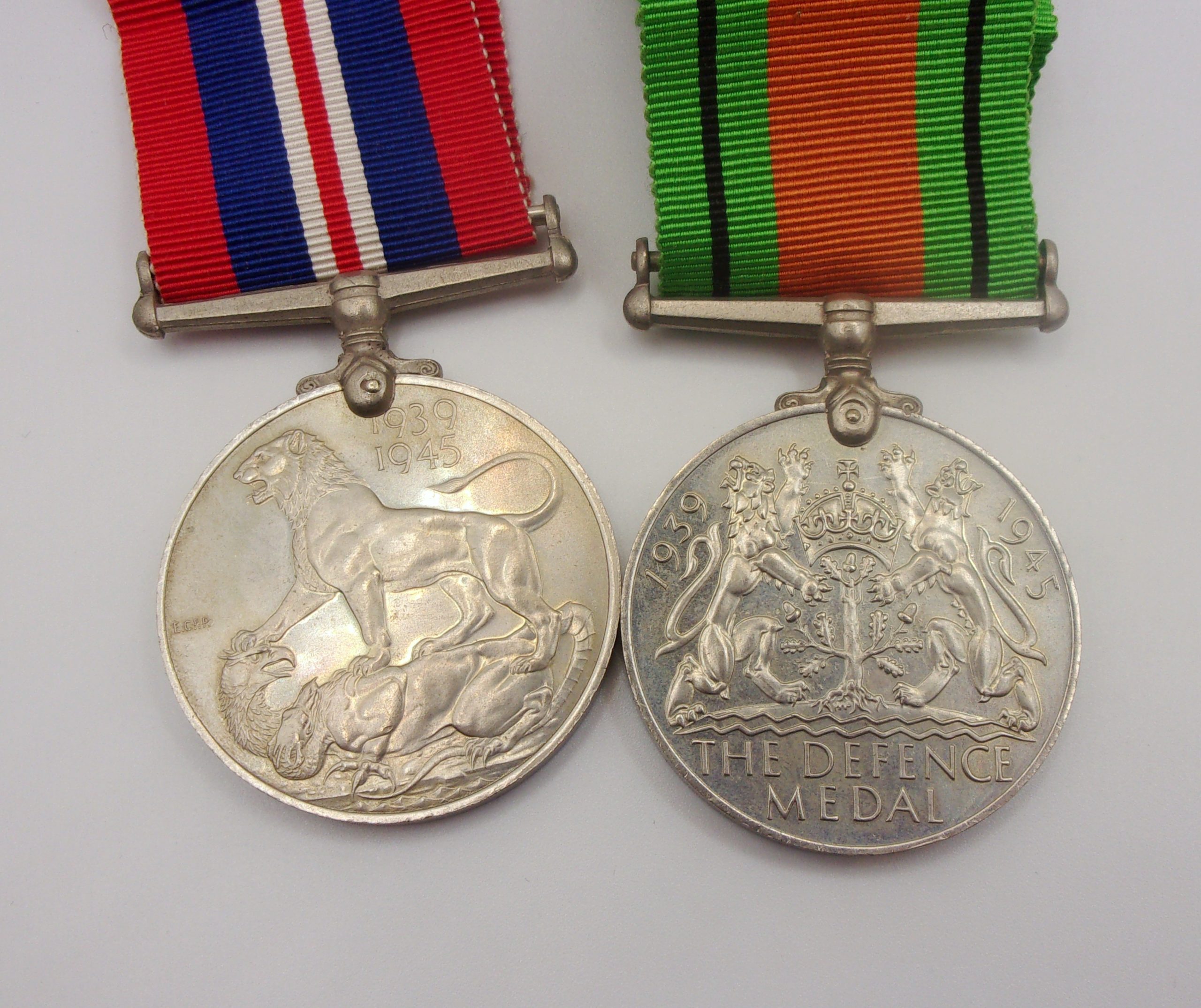 WW2 Medal Pair With Dispatch Box - Image 4