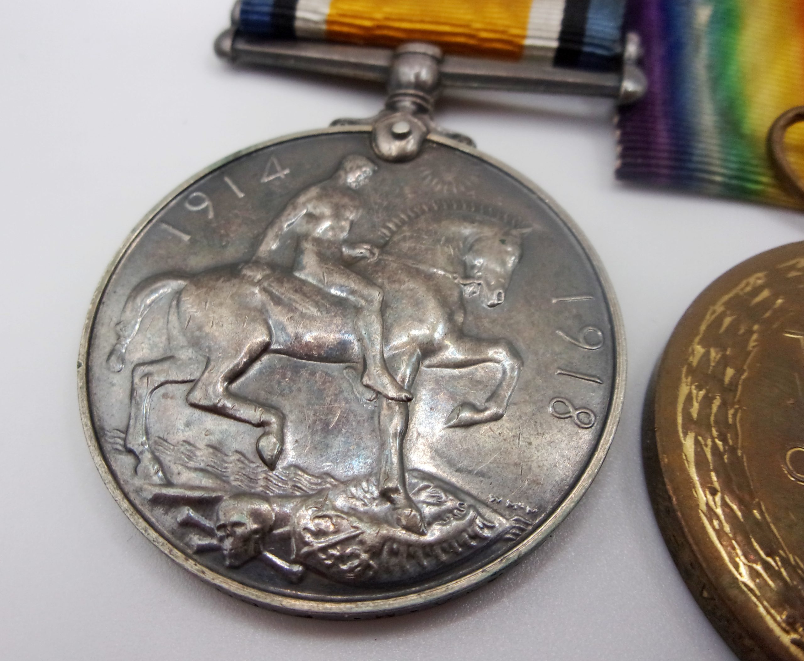 WW1 Medal Pair 281547 3 A.M F. Duwell RAF - Image 4