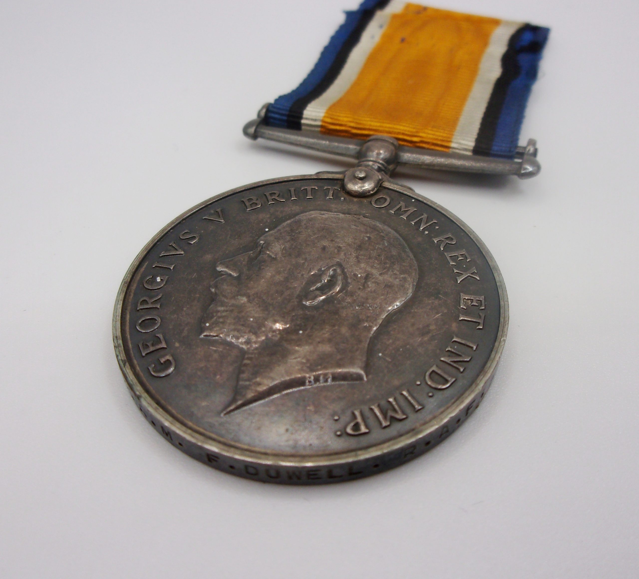 WW1 Medal Pair 281547 3 A.M F. Duwell RAF - Image 7