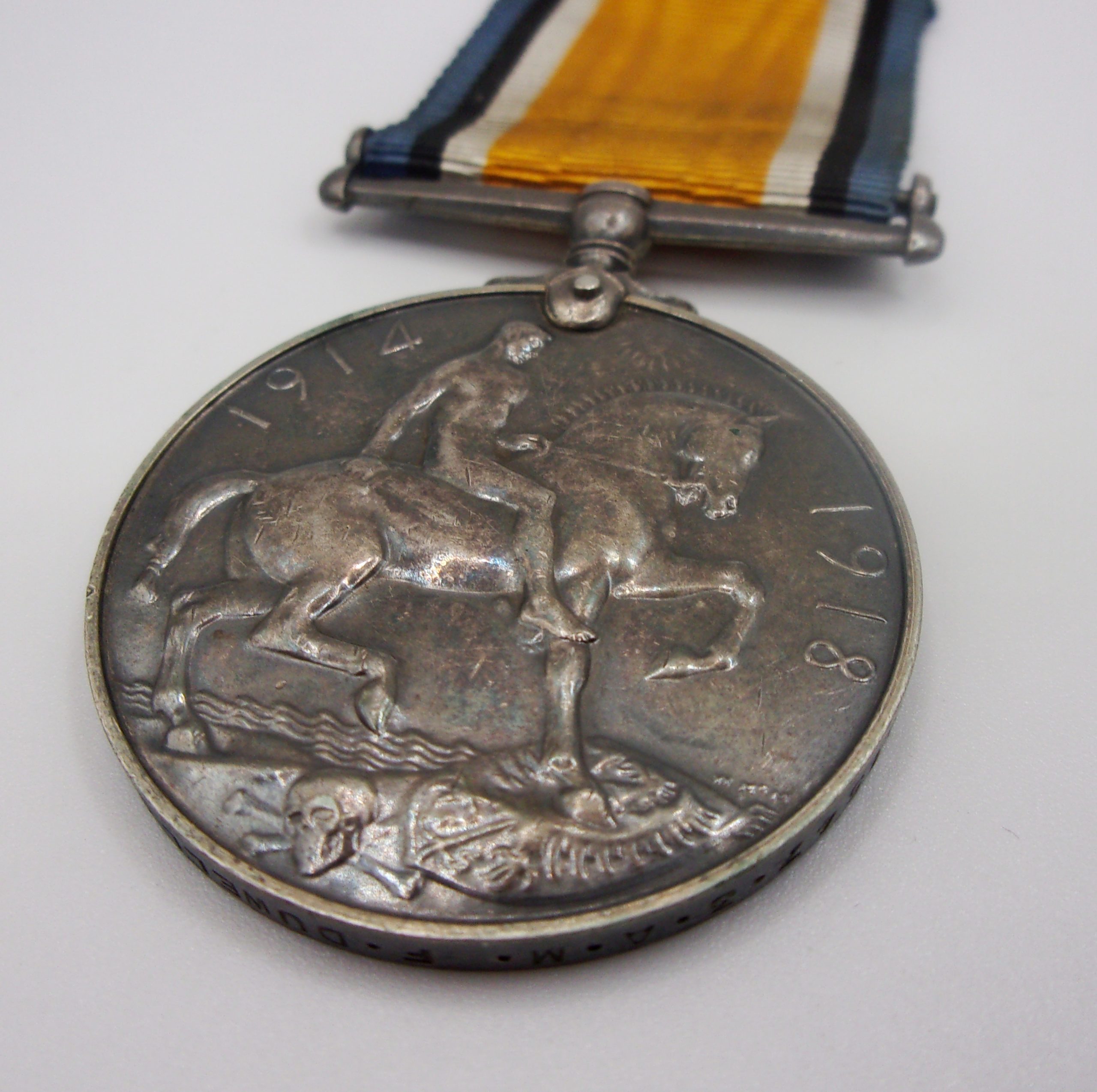 WW1 Medal Pair 281547 3 A.M F. Duwell RAF - Image 8