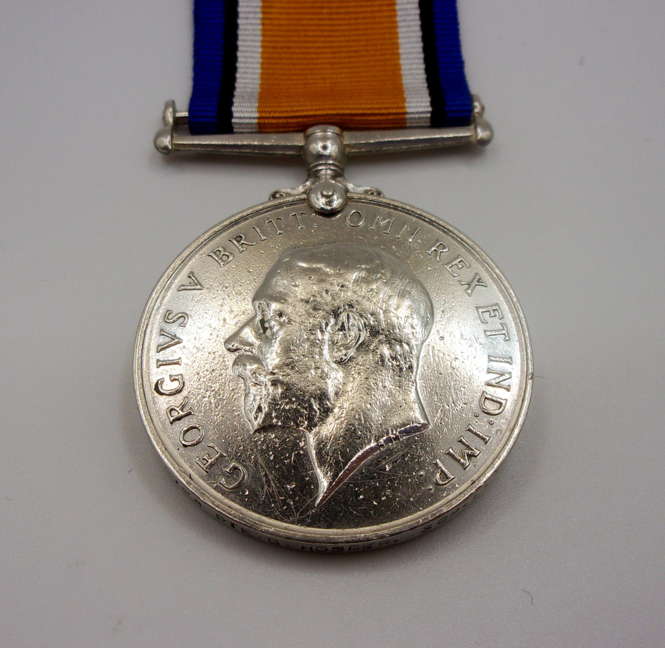 WW1 War Medal Pte G. Hooper Somerset Light Infantry - Image 4