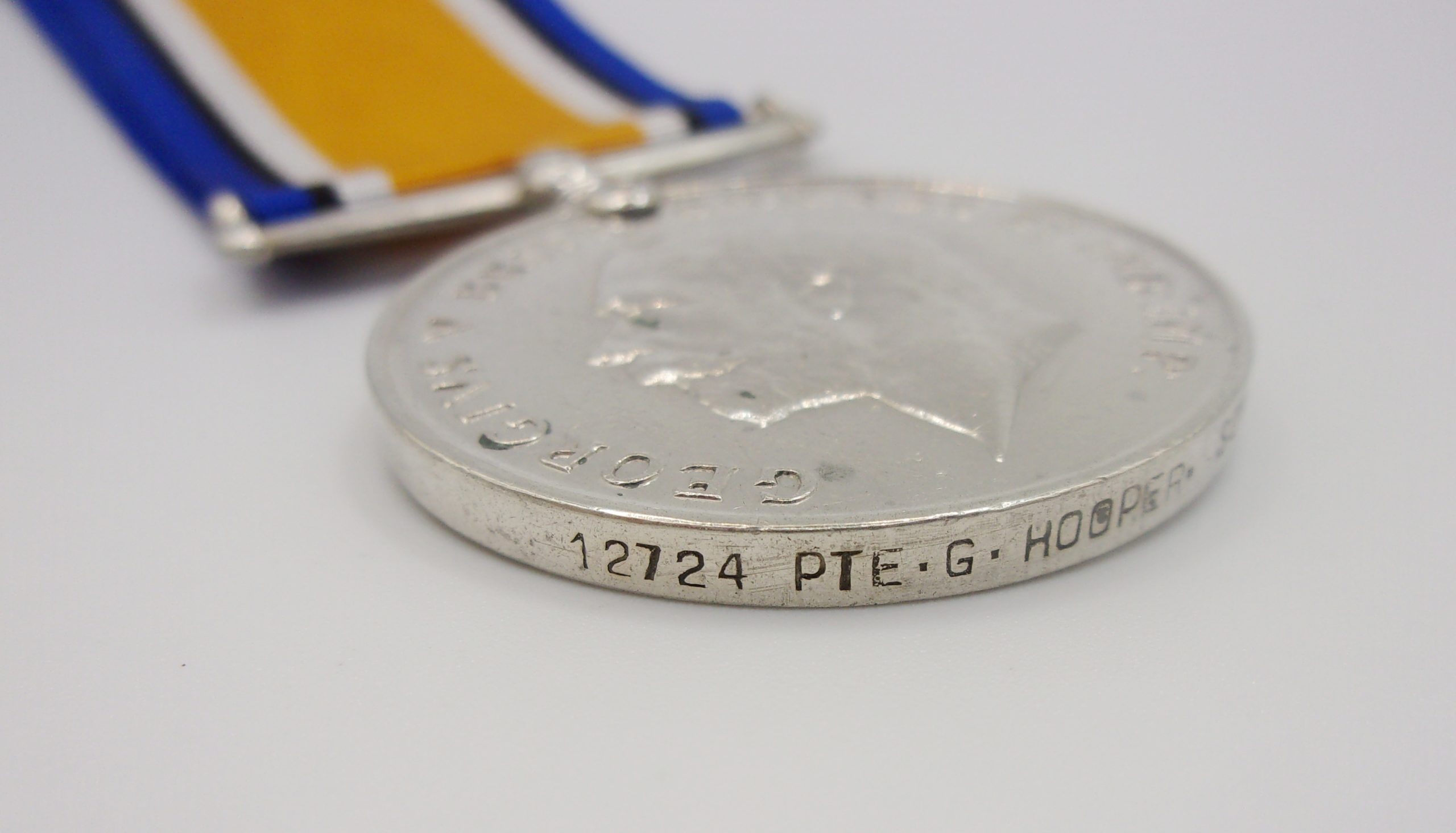 WW1 War Medal Pte G. Hooper Somerset Light Infantry - Image 5
