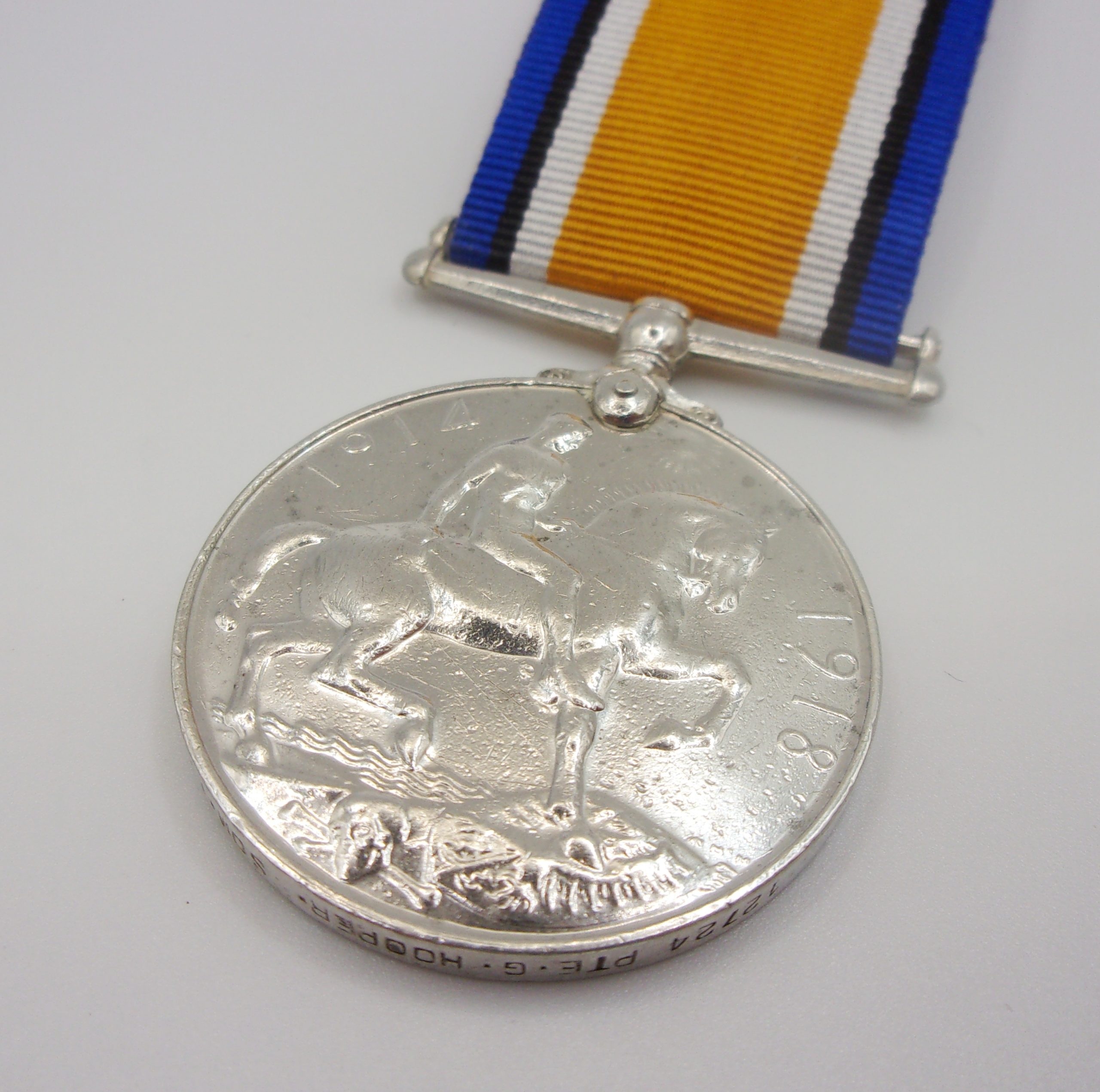 WW1 War Medal Pte G. Hooper Somerset Light Infantry - Image 7