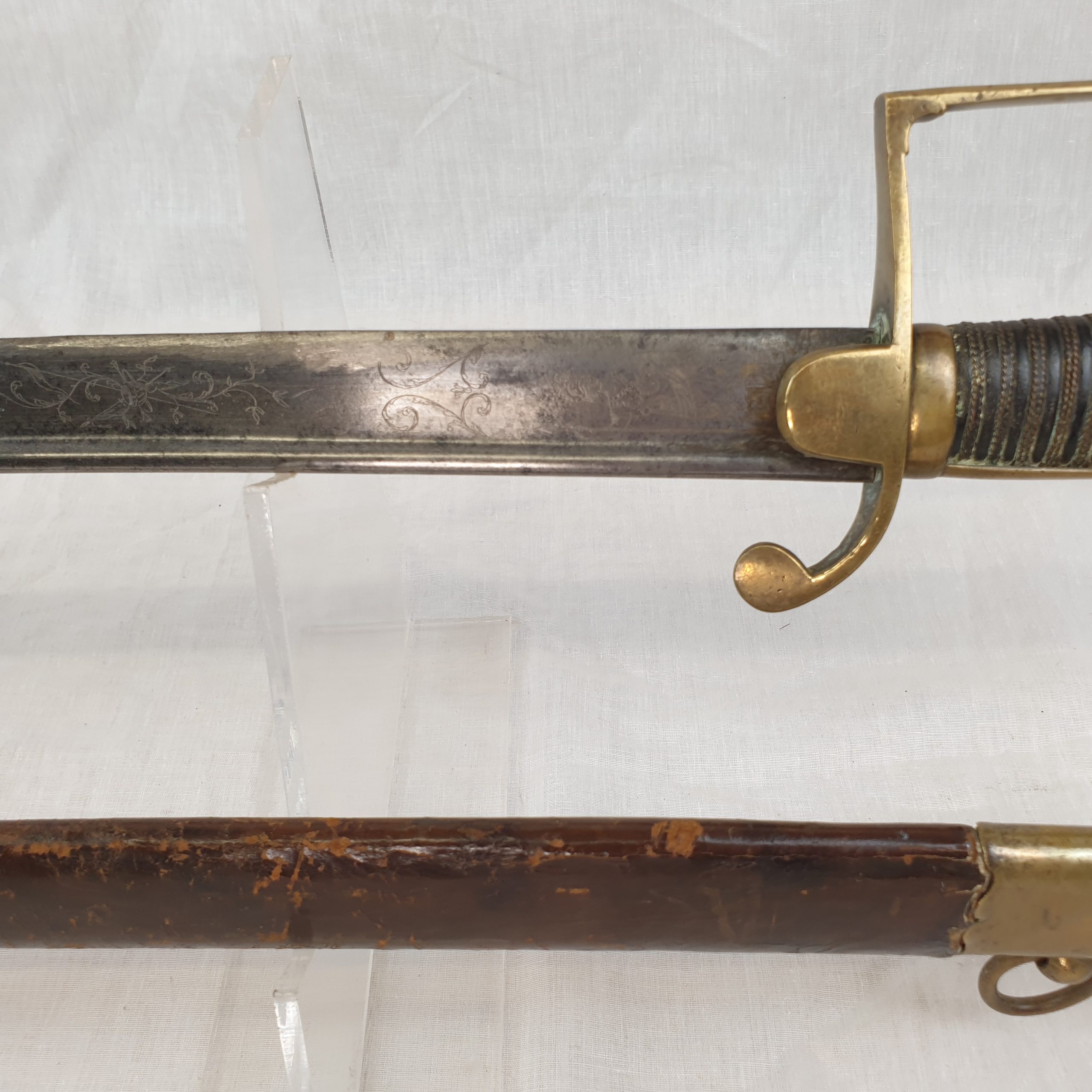 Napoleonic Period Bavarian Hussar Sabre and Scabbard - Image 15