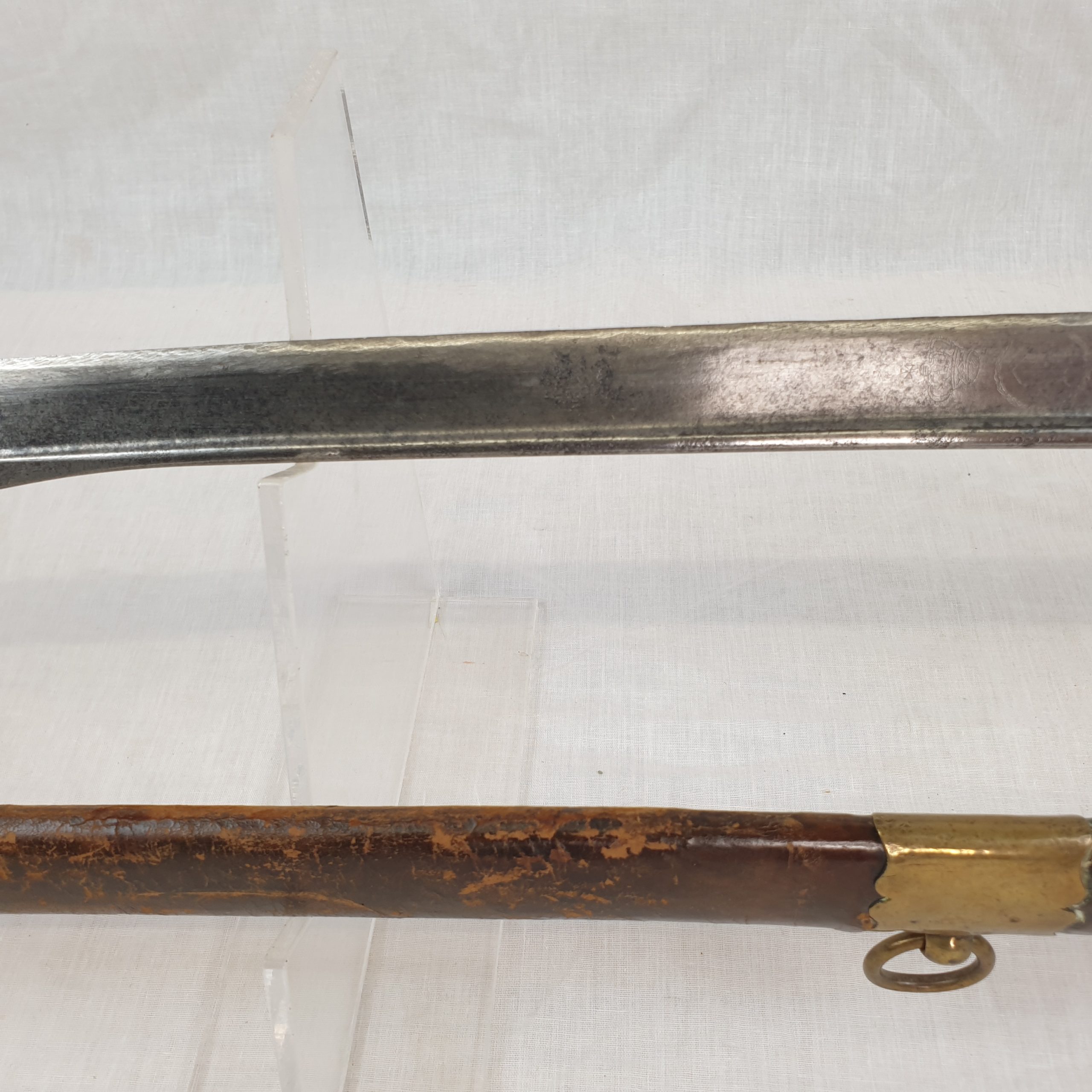 Napoleonic Period Bavarian Hussar Sabre and Scabbard - Image 17