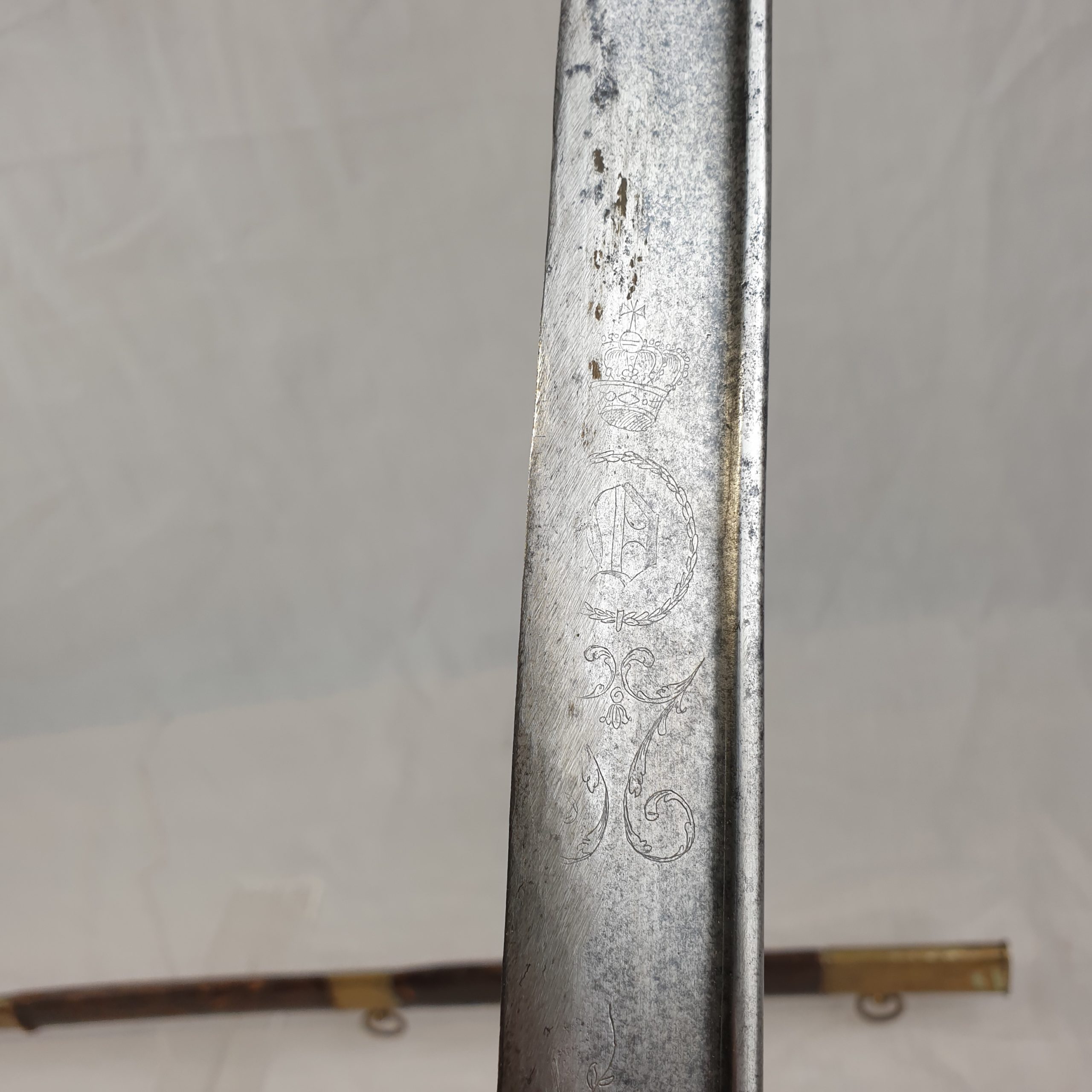 Napoleonic Period Bavarian Hussar Sabre and Scabbard - Image 25