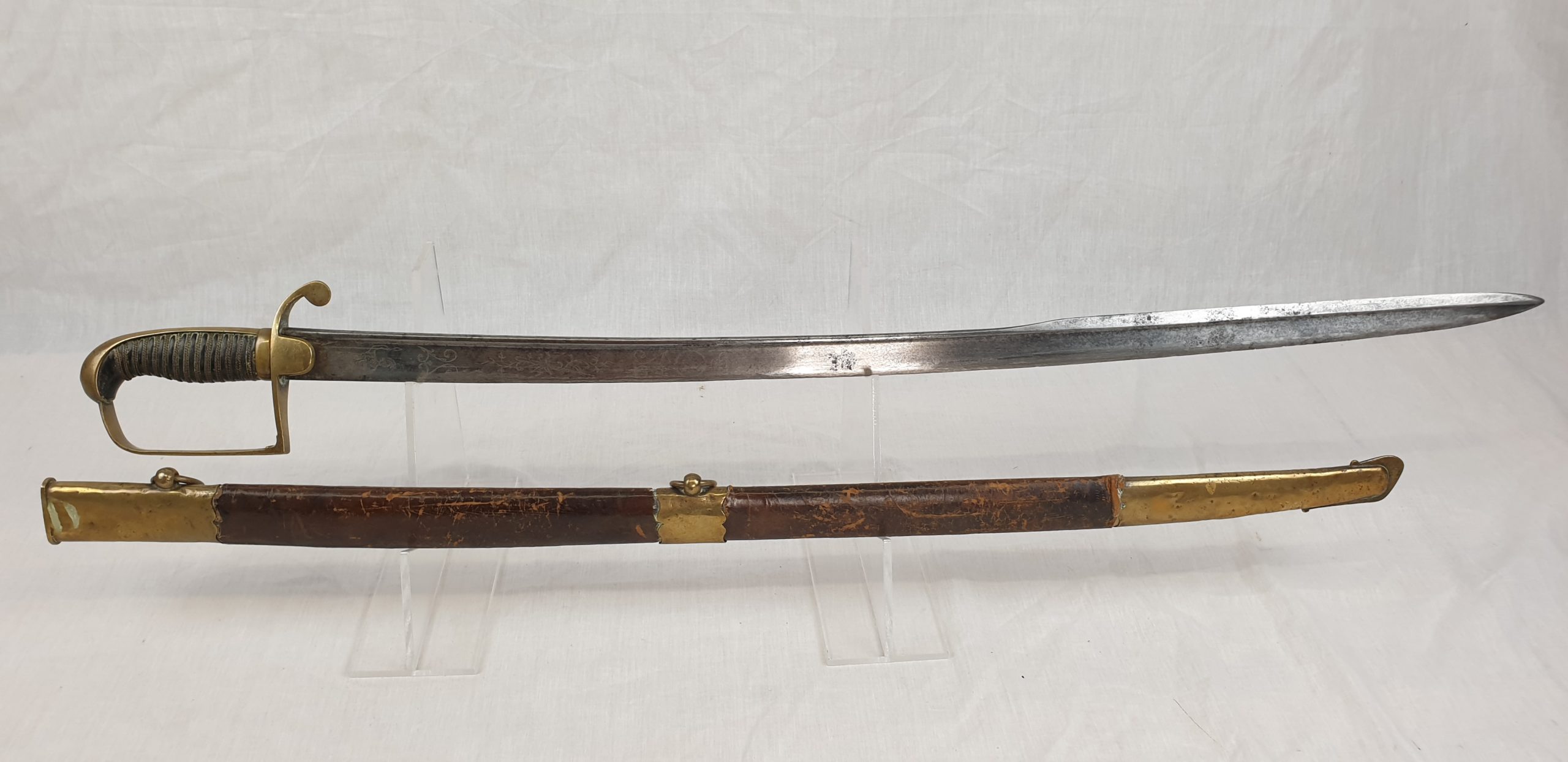 Napoleonic Period Bavarian Hussar Sabre and Scabbard
