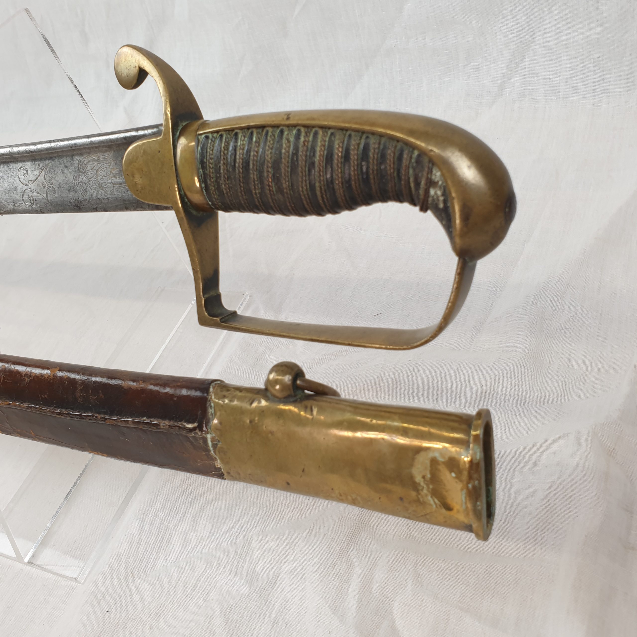 Napoleonic Period Bavarian Hussar Sabre and Scabbard - Image 6
