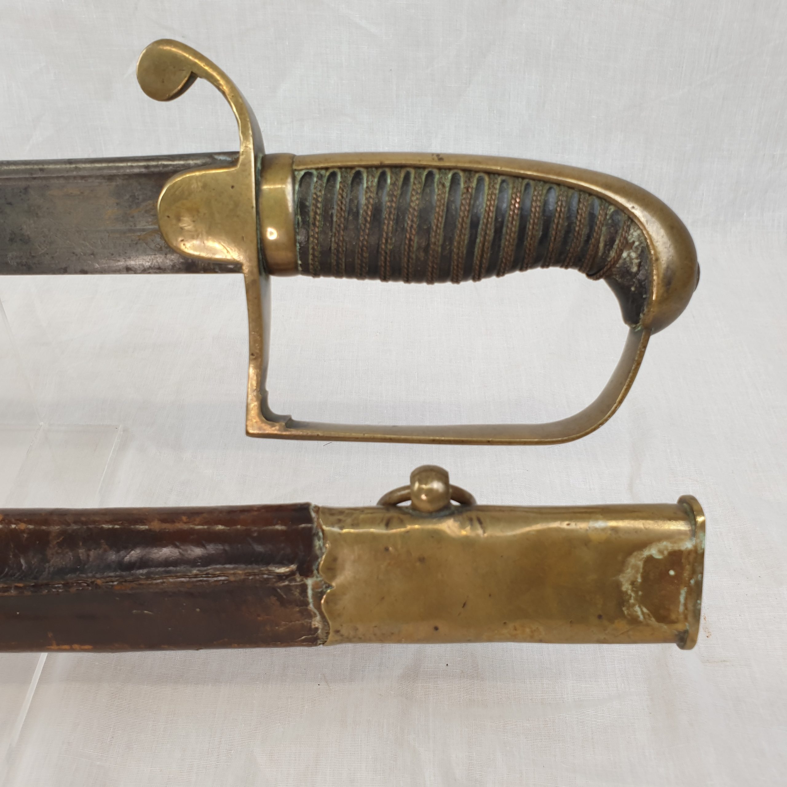 Napoleonic Period Bavarian Hussar Sabre and Scabbard - Image 7