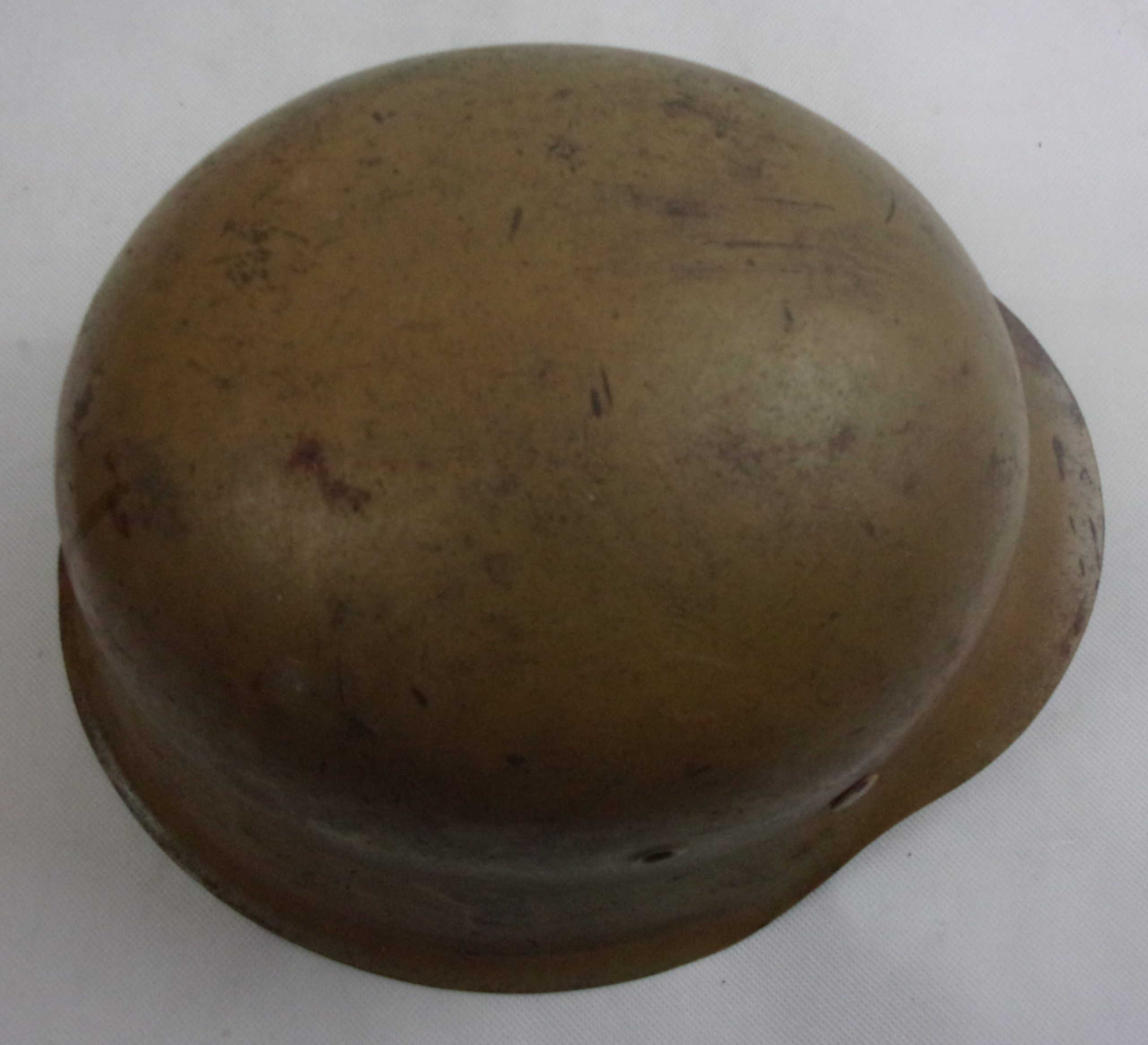 Original Early Afrika Korp M42 Helmet With Liner And Strap - Image 7