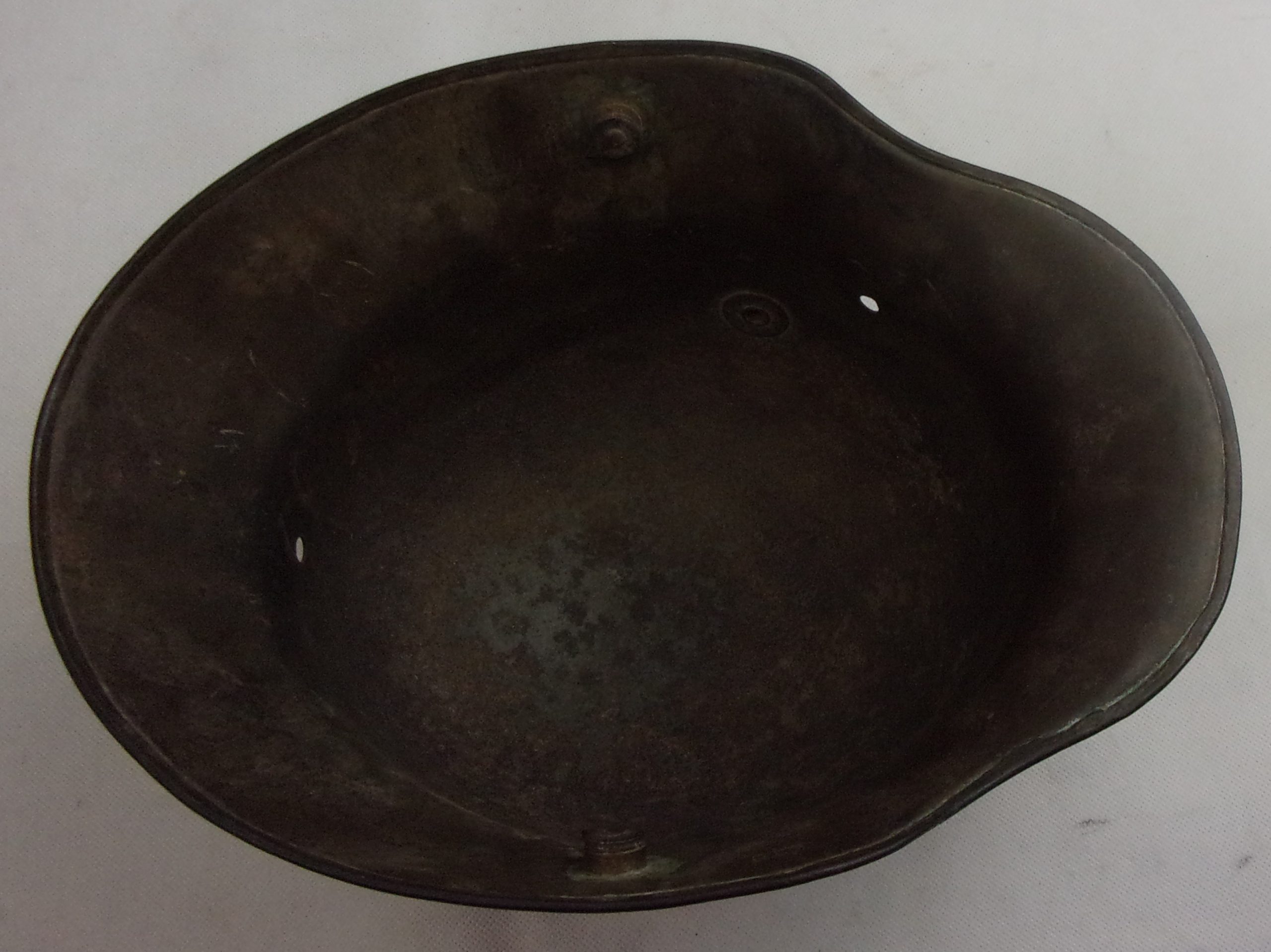 Original WW1 Helmet Shell From Ypres With A Hessian Cover - Image 10