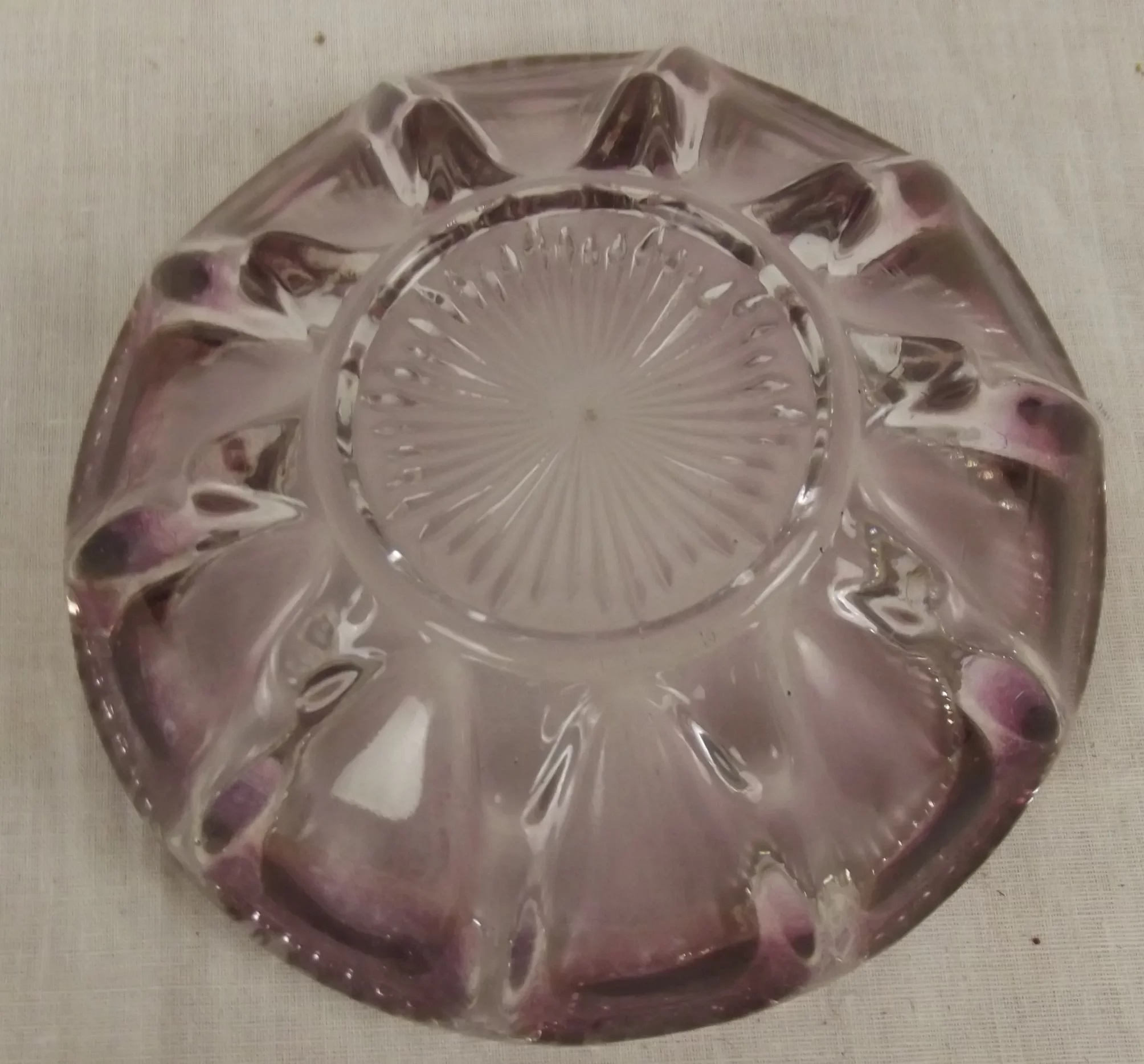 Pair Of Victorian Cranberry Glass Dishes - Image 2