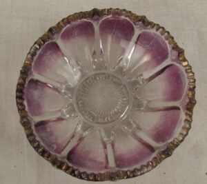 Pair Of Victorian Cranberry Glass Dishes