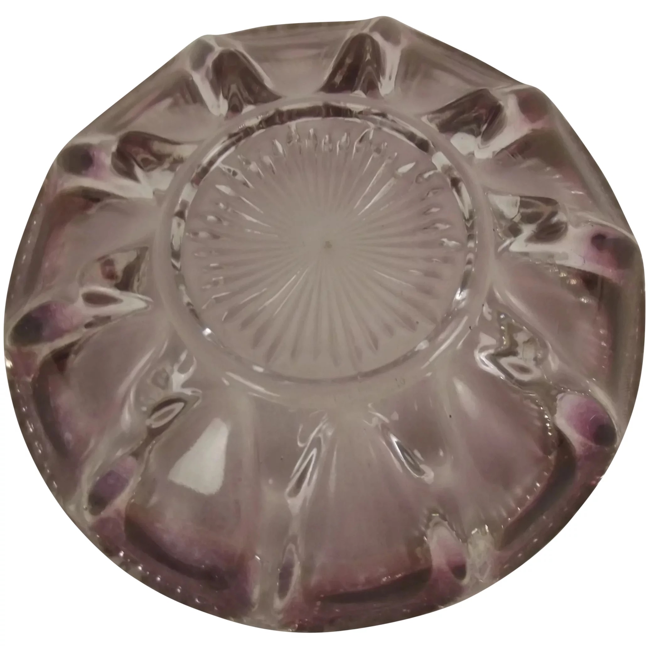Pair Of Victorian Cranberry Glass Dishes - Image 6
