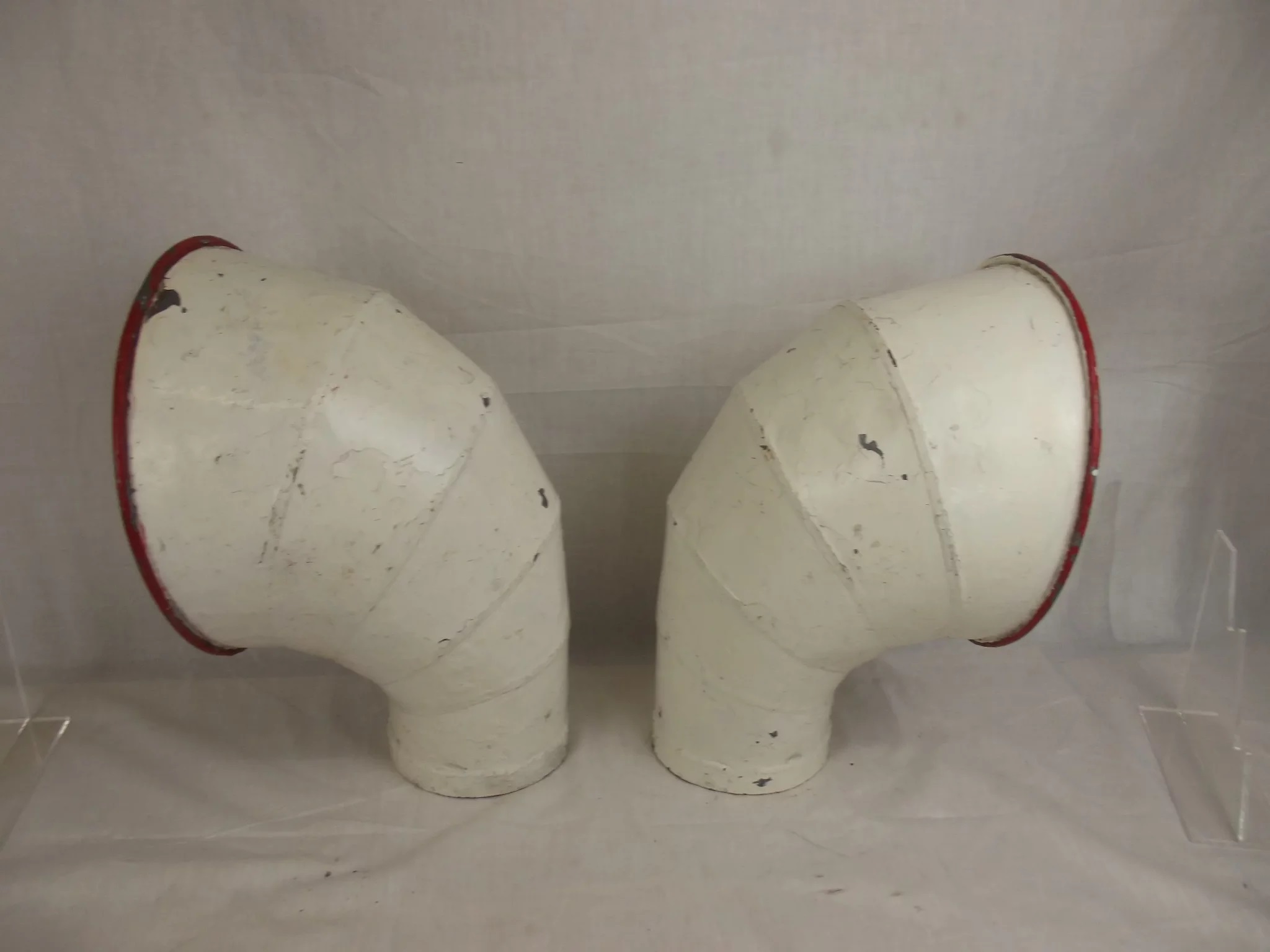Pair Of Vintage Steel Ships Engine Cowls - Image 5