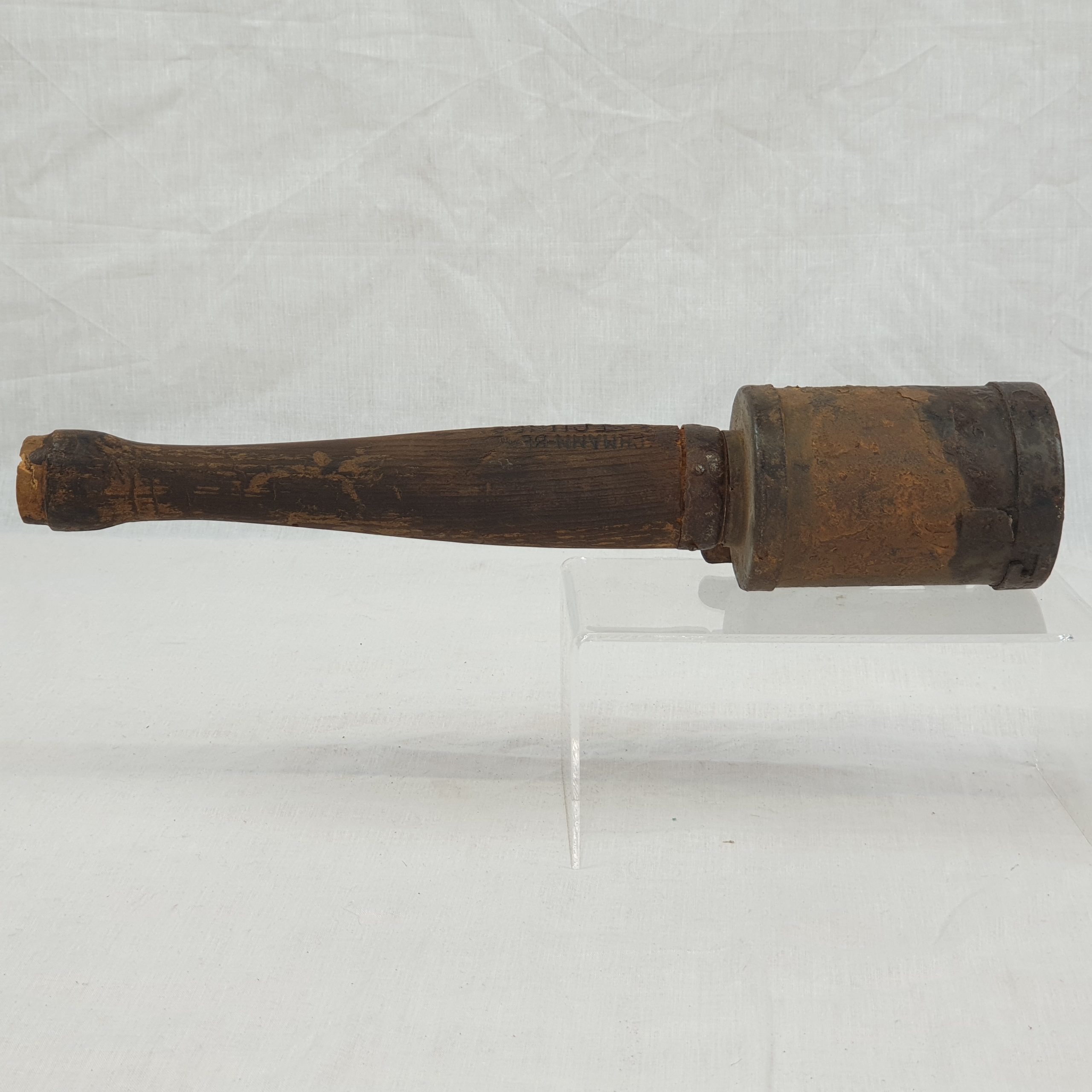 Rare Original WWI First World War Inert Imperial German Army Stick Grenade - Image 3